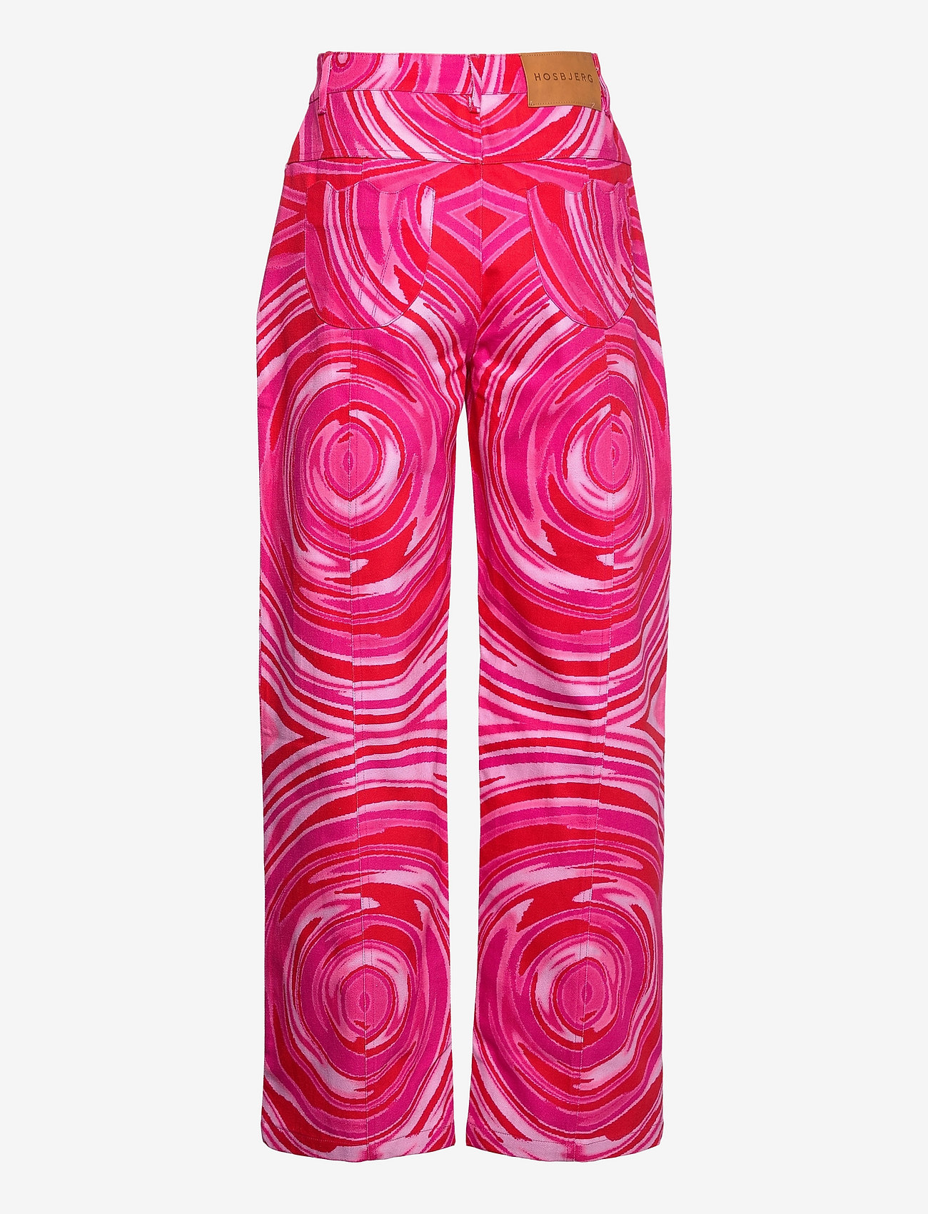 Hosbjerg - Frama Pants - džinsa bikses ar platām starām - swirl pink - 1