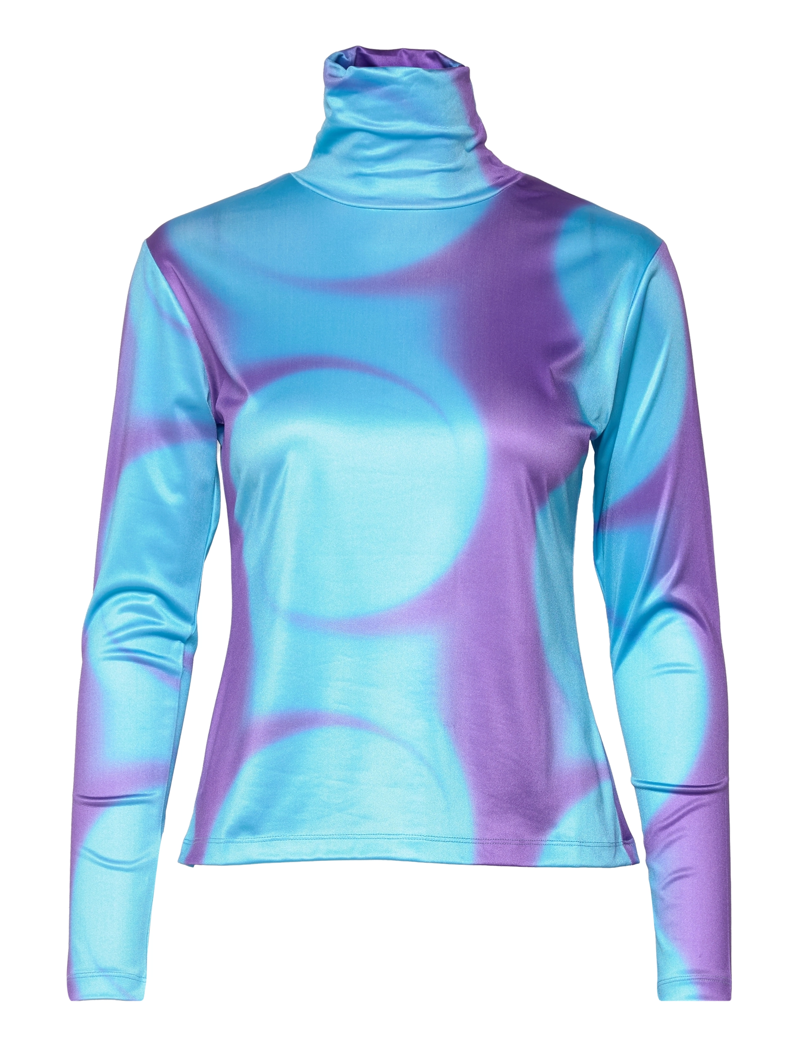 Hosbjerg Funda Asta Turtleneck, XS, T-shirts & Oberteile, Mehrfarbig/gemustert - Long-sleeved, Frauen