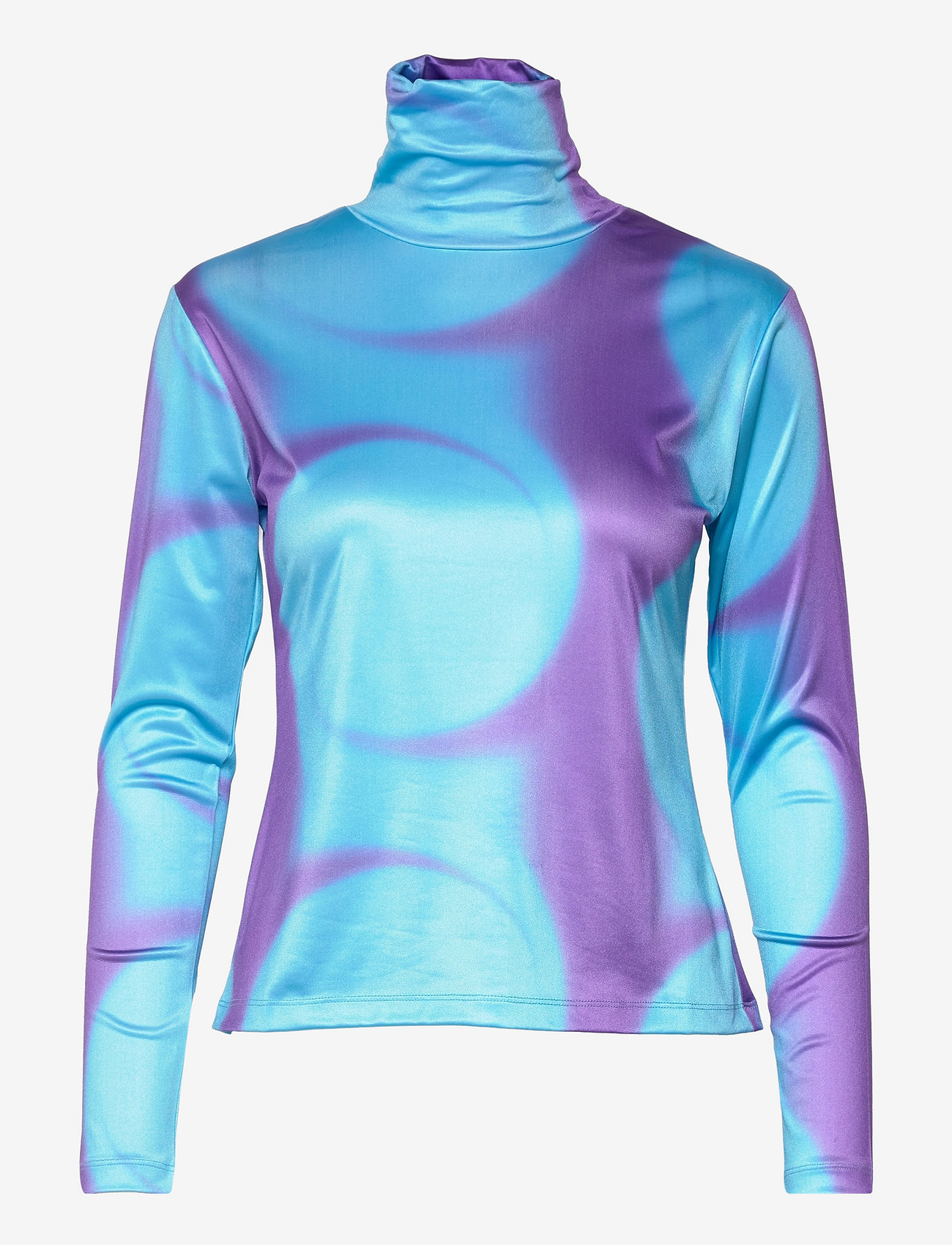 Hosbjerg - Funda Asta Turtleneck - efterårstøj - water circle purple/blue - 0