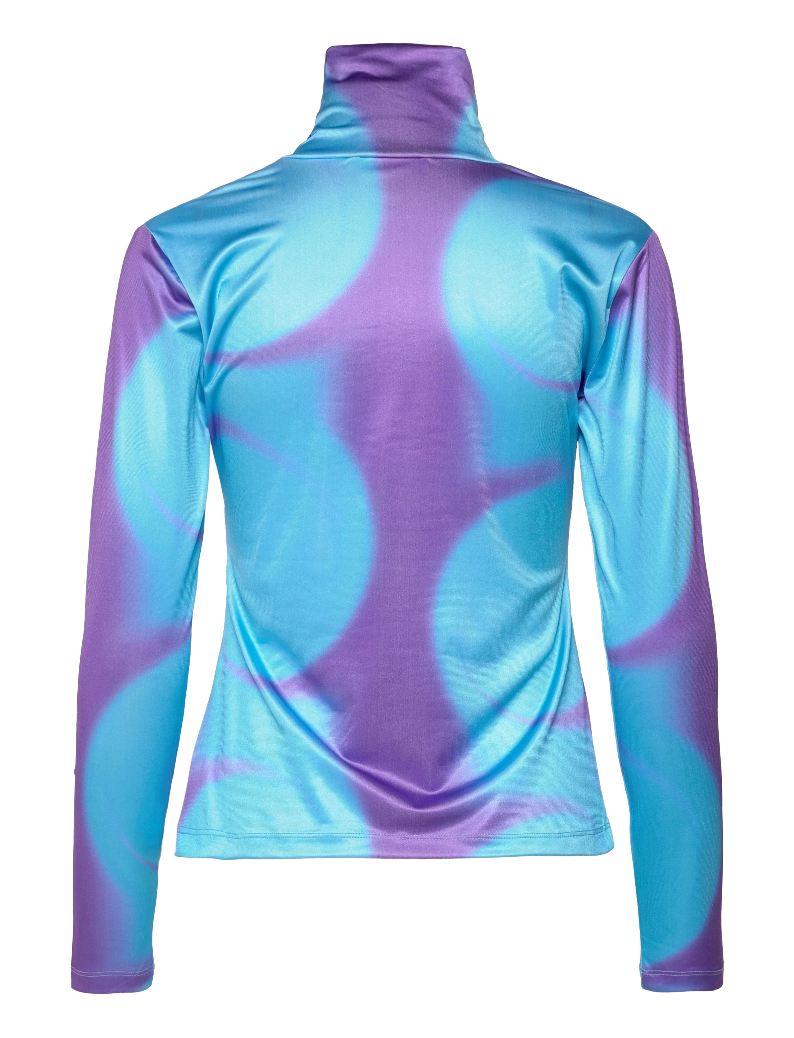 Hosbjerg - Funda Asta Turtleneck - langärmlige tops - water circle purple/blue - 2
