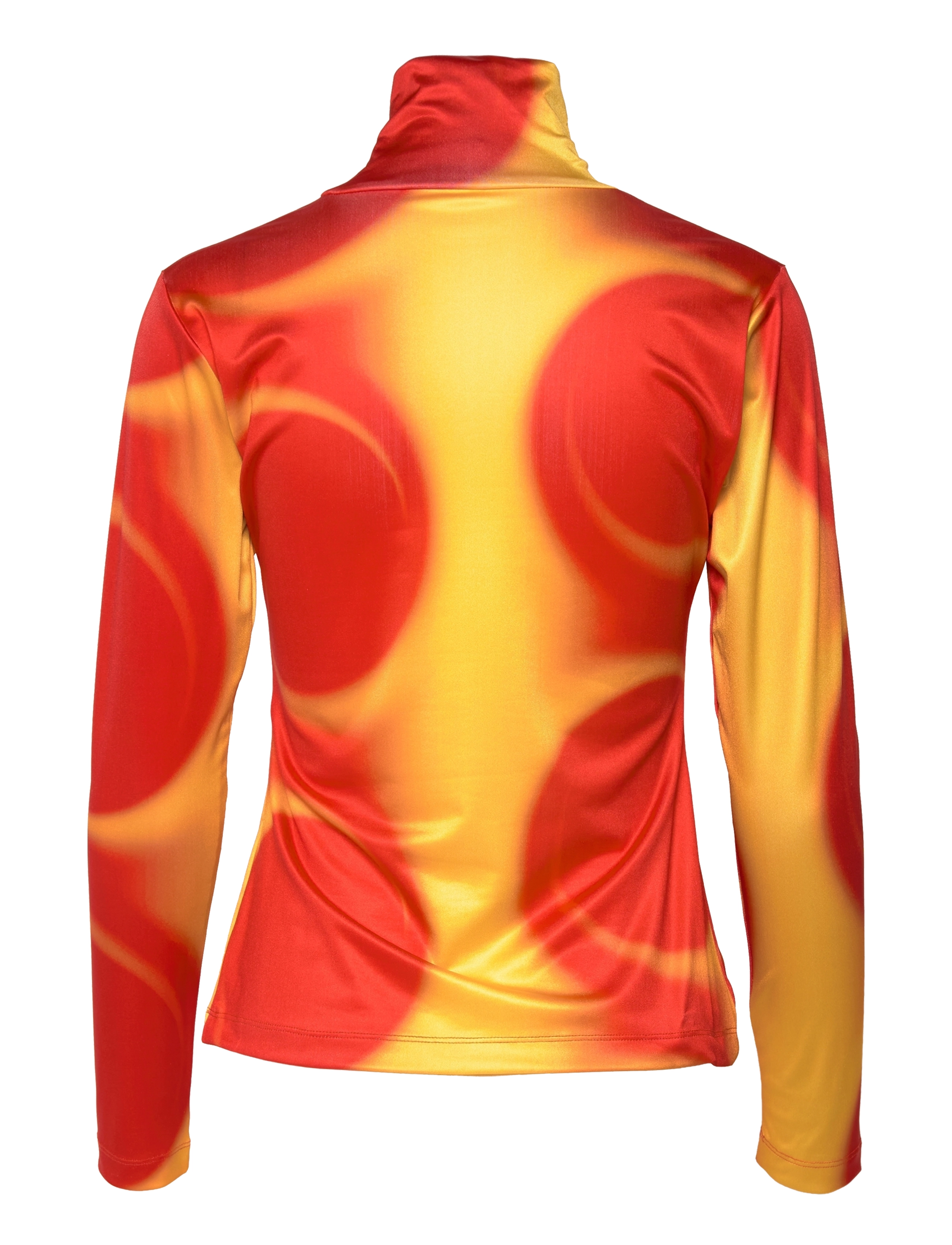 Hosbjerg - Funda Asta Turtleneck - langærmede toppe - water circle yellow/red - 1