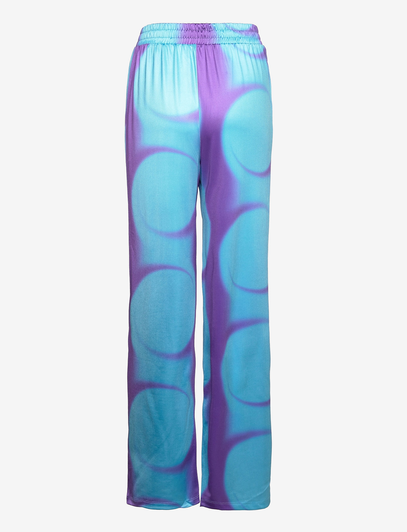 Hosbjerg - Funda Asta Pants - bukser med brede ben - water circle purple/blue - 1