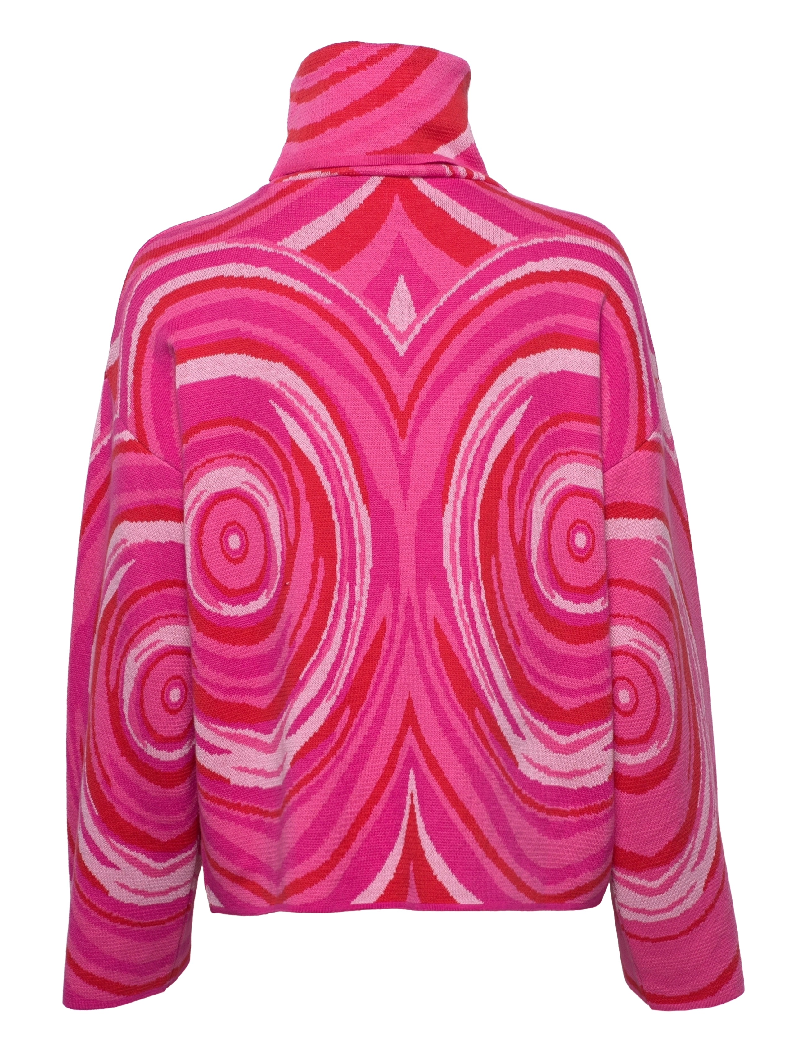 Hosbjerg - Fiona Corsa Turtleneck - swirl pink - 1