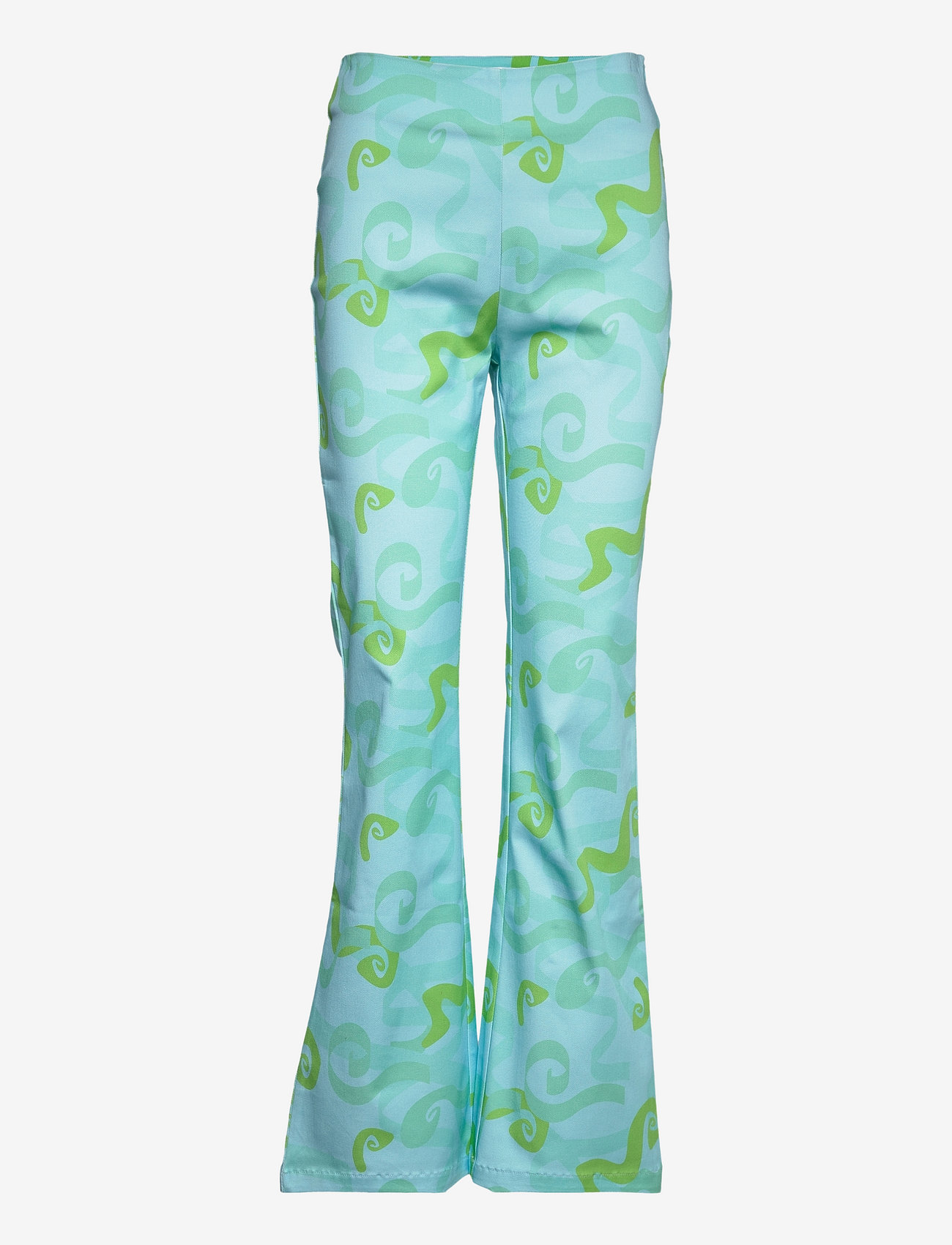 Hosbjerg - Fava Vilma Pants - kobiety - sea grass blue - 0