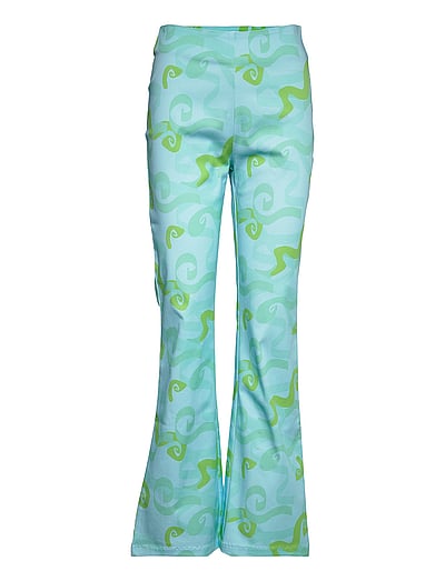 Hosbjerg Fava Vilma Pants - Byxor - SEA GRASS BLUE / blue