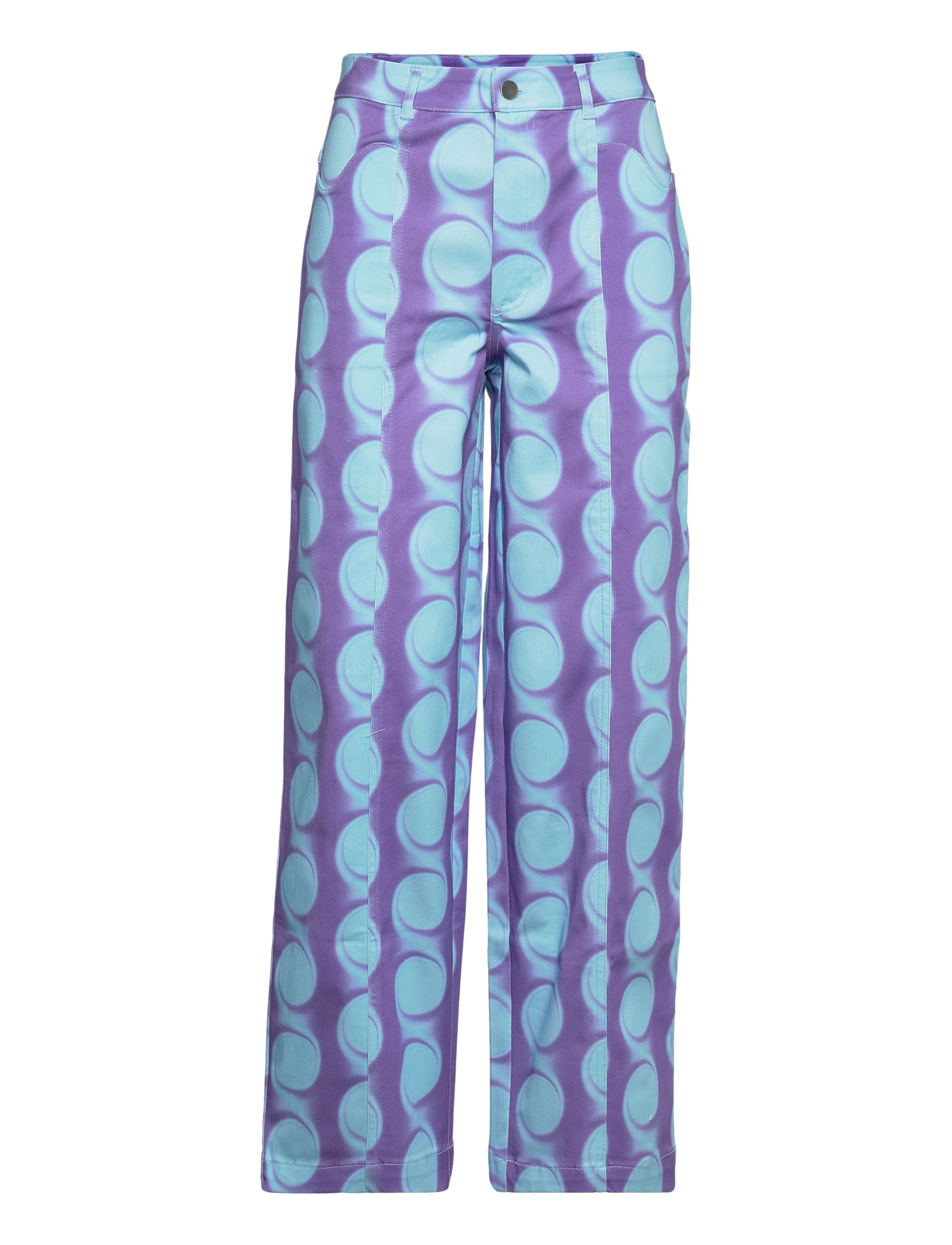 Frida Pants - WATER CIRCLE PURPLE/BLUE