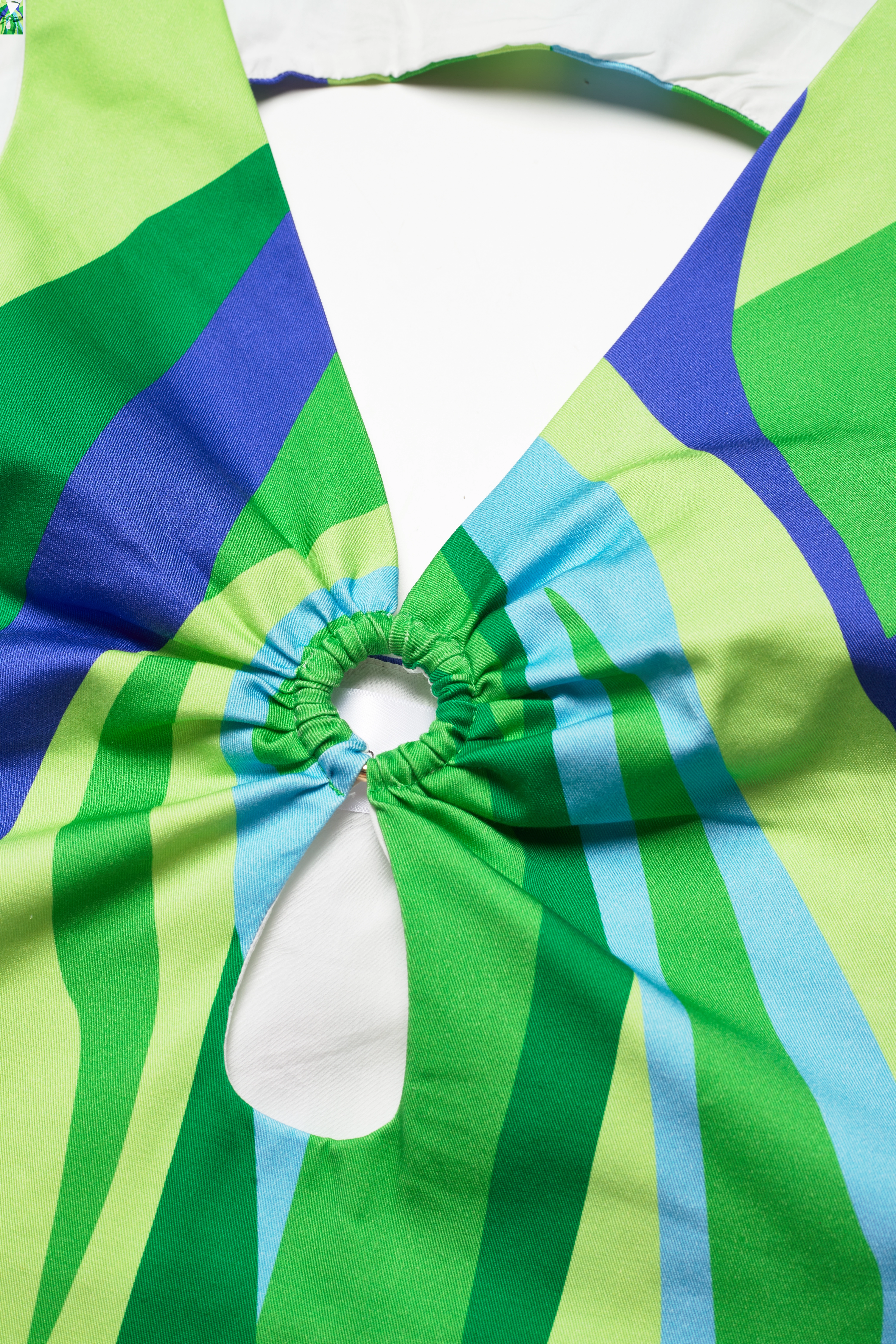 Hosbjerg - Glam Paloma Top - Ærmeløse bluser - green landscape - 4