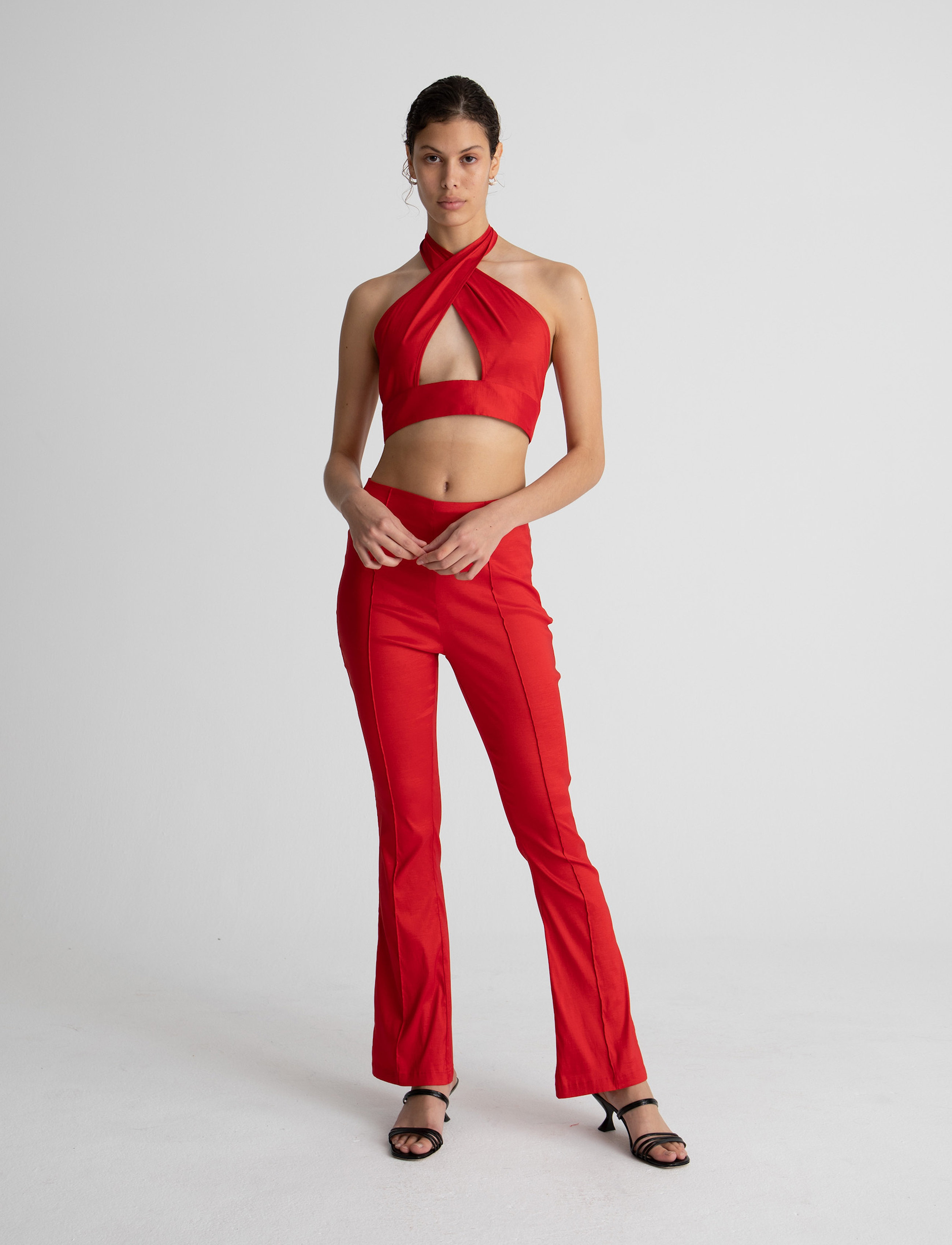 Hosbjerg - Glory Pants - naised - red - 4