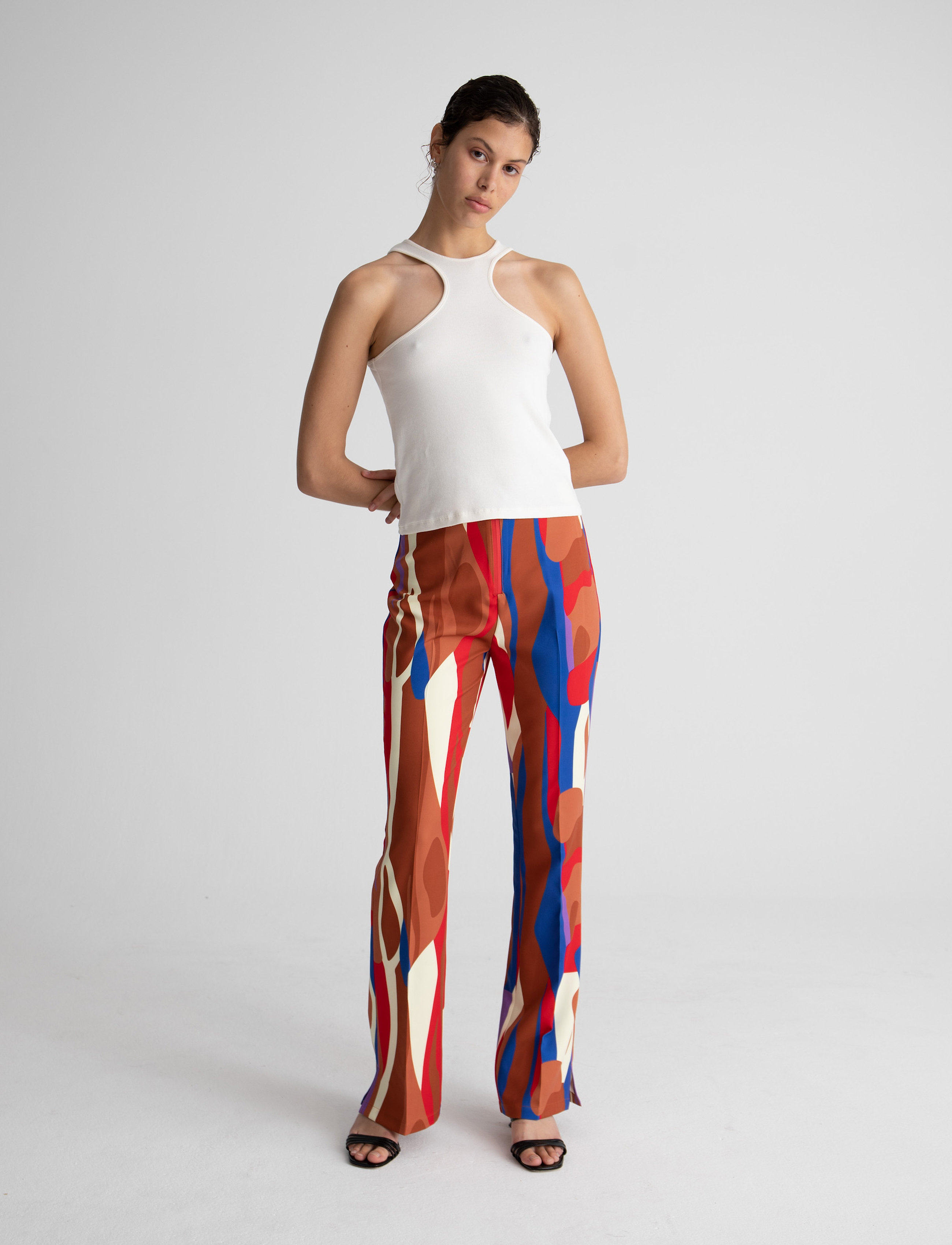 Hosbjerg - Greta Adele Pants - kvinder - red landscape - 3
