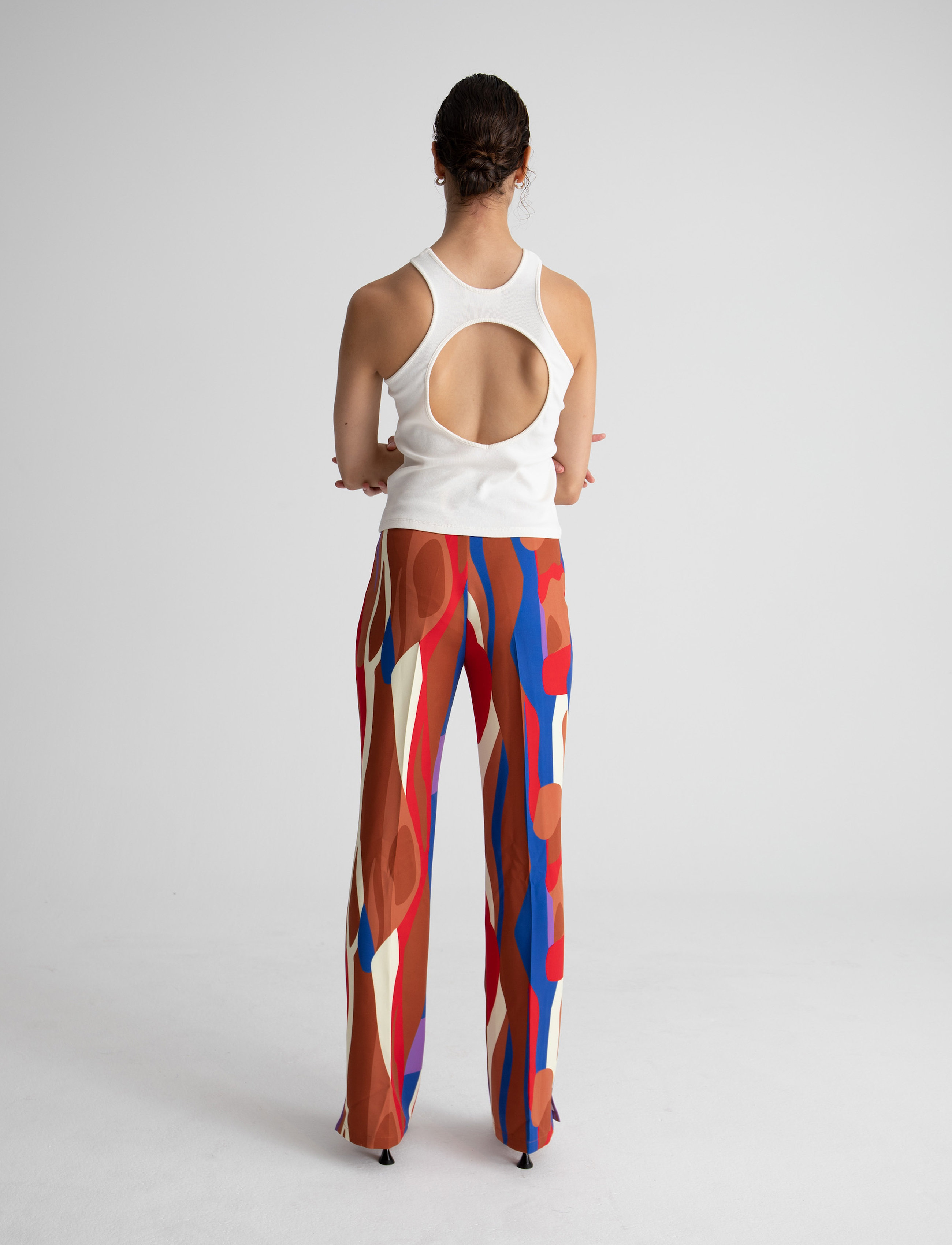 Hosbjerg - Greta Adele Pants - kvinder - red landscape - 4