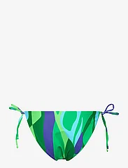 Hosbjerg - Ginny Coby Bikini Briefs - side tie bikinis - green landscape - 1