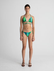 Hosbjerg - Ginny Coby Bikini Briefs - side tie bikinis - green landscape - 2