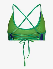 Hosbjerg - Ginny Cross Back Bikini Top - bikinio liemenėlės su kaspinėliais - green landscape - 1