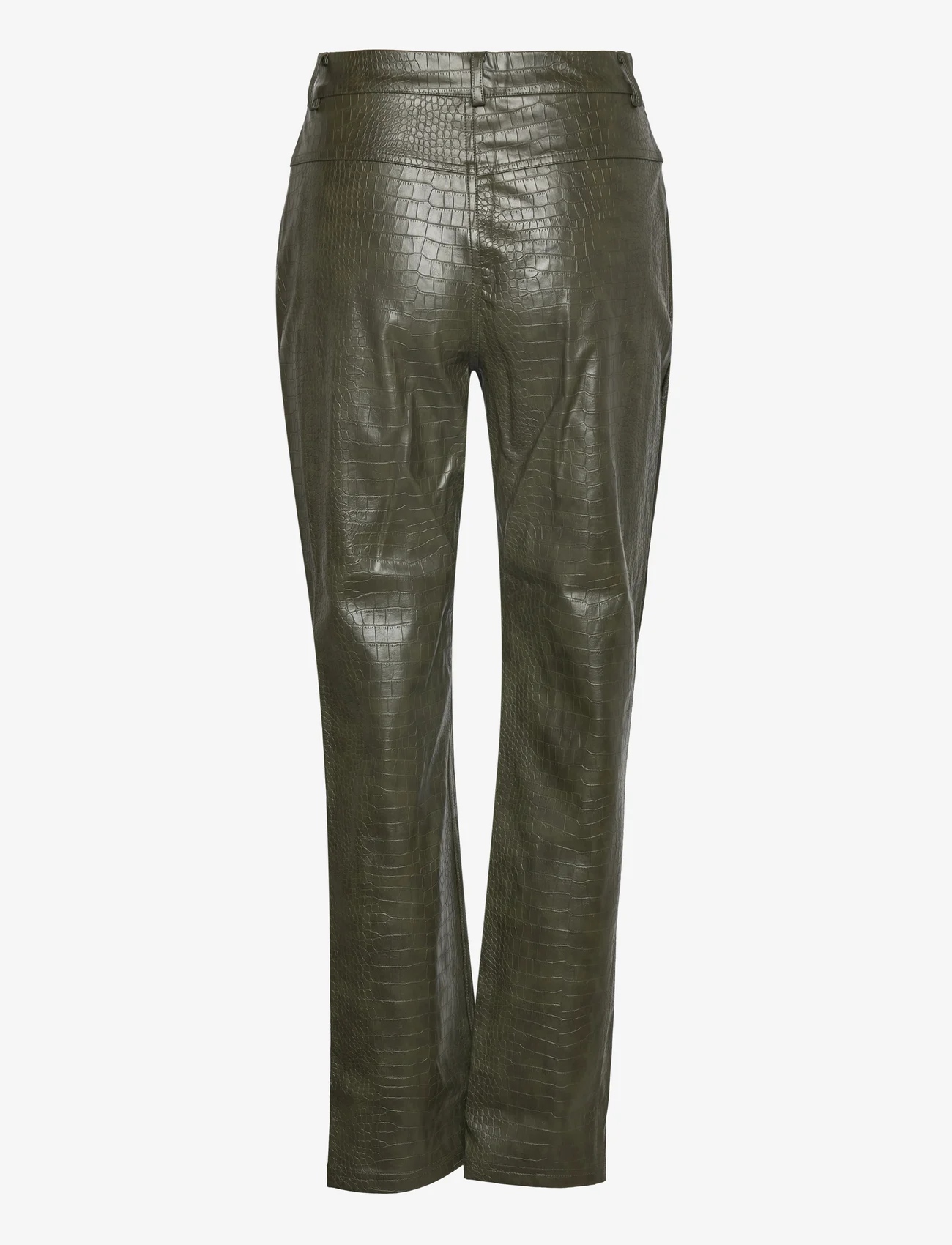 Hosbjerg - Haze Croc Pants - party wear at outlet prices - army - 1