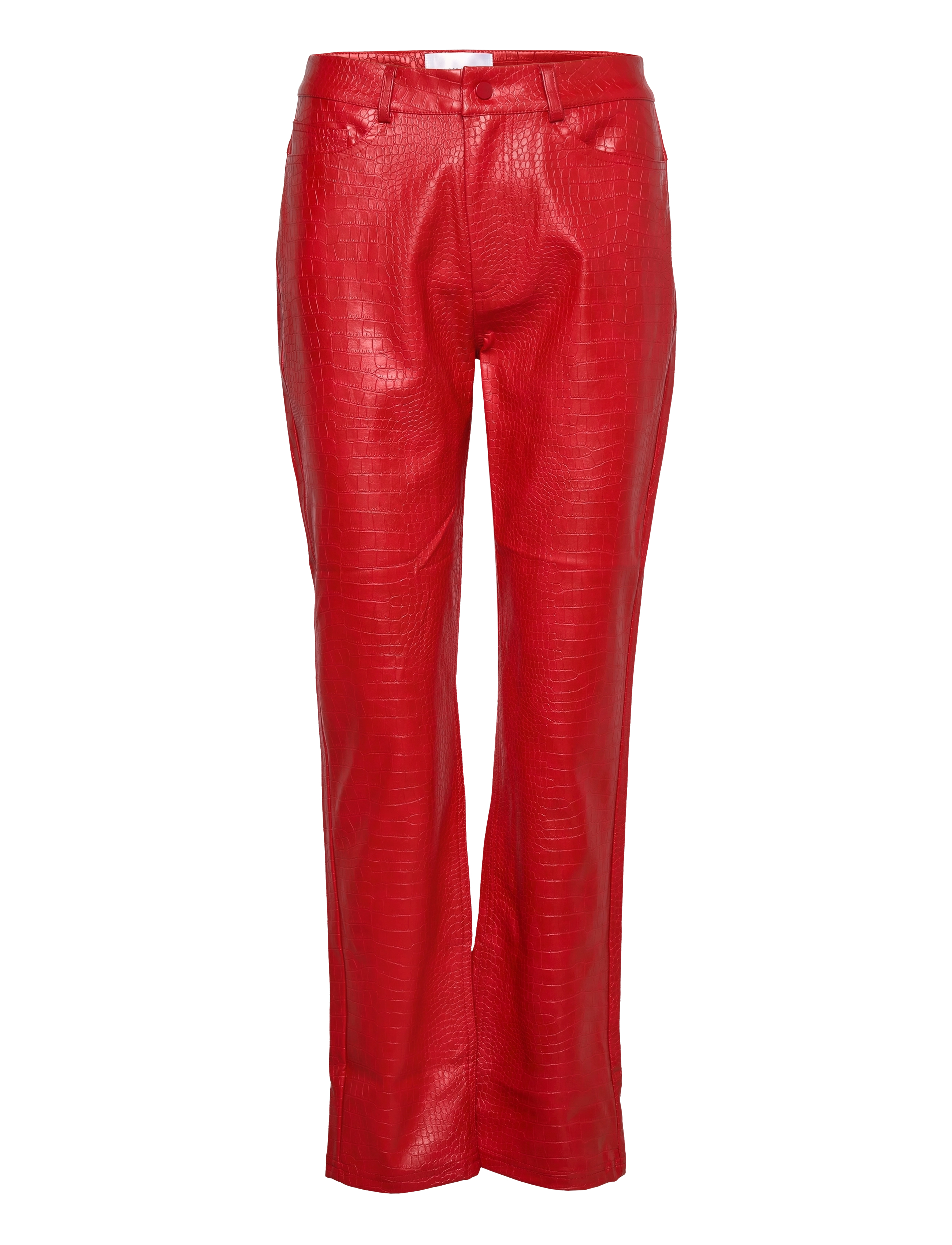 Hosbjerg - Haze Croc Pants - red - 0