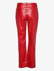 Hosbjerg - Haze Croc Pants - vakarėlių drabužiai išparduotuvių kainomis - red - 1