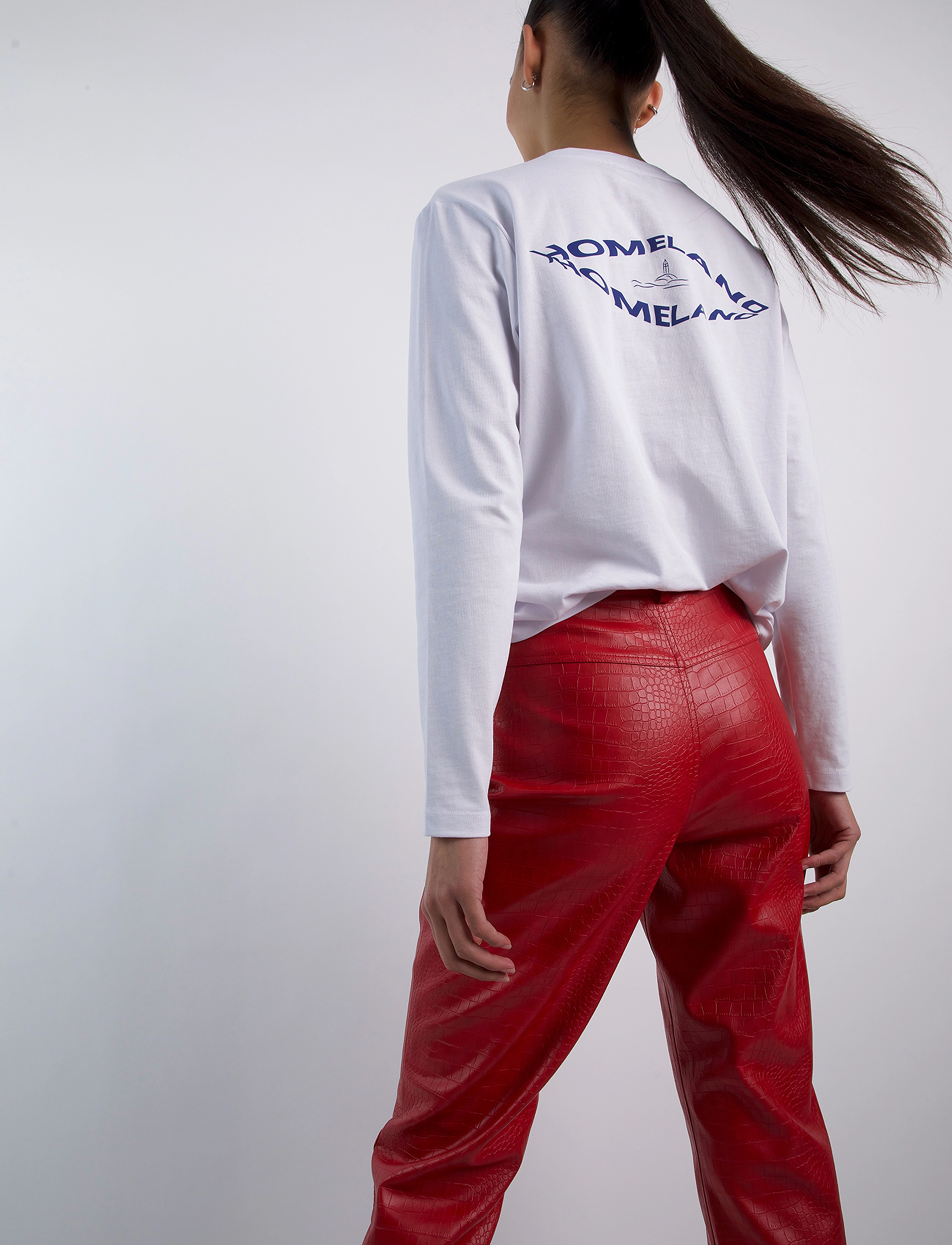 Hosbjerg - Haze Croc Pants - red - 4