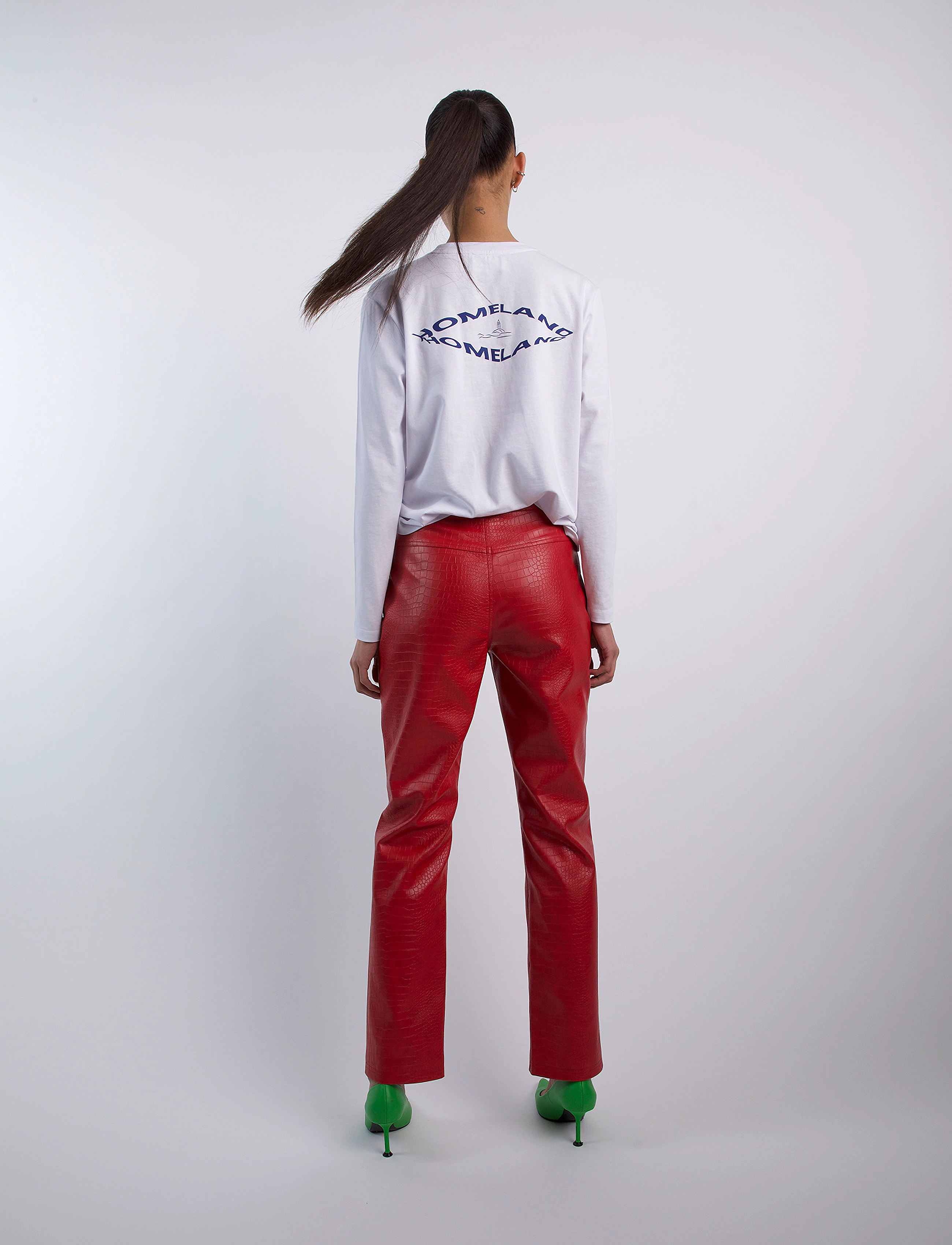 Hosbjerg - Haze Croc Pants - red - 5