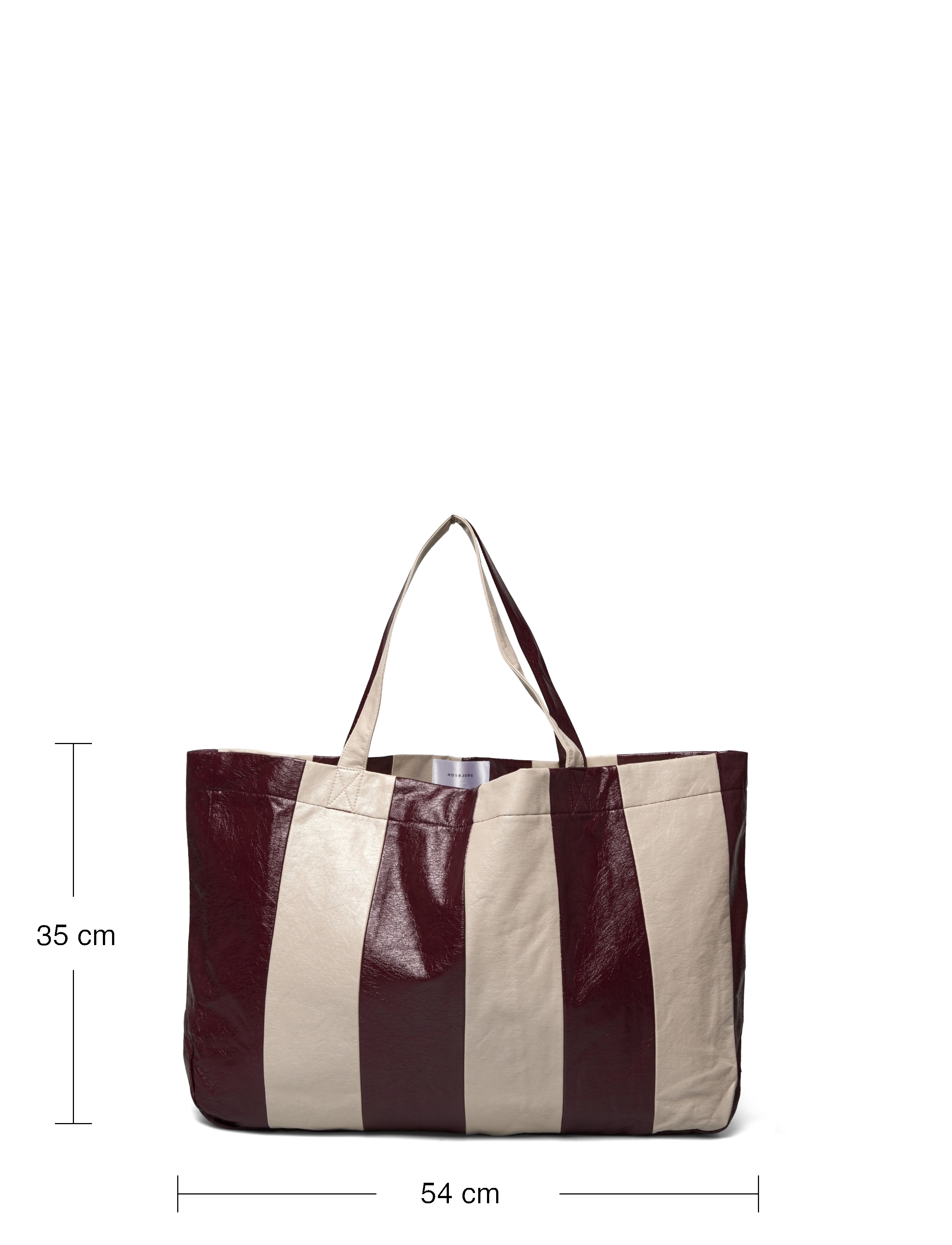 Hosbjerg - Heba Tori Totebag - maroon/beige - 4