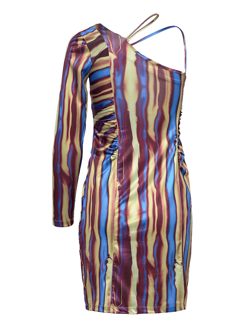 Hosbjerg - Holda Asta Dress - festkjoler - green forest bark - 2