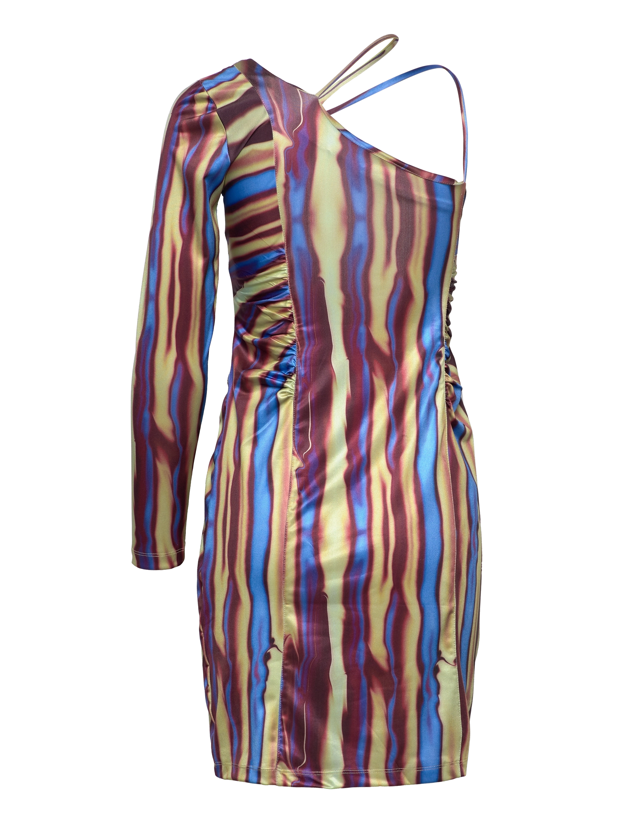 Hosbjerg - Holda Asta Dress - partíkjólar - green forest bark - 2