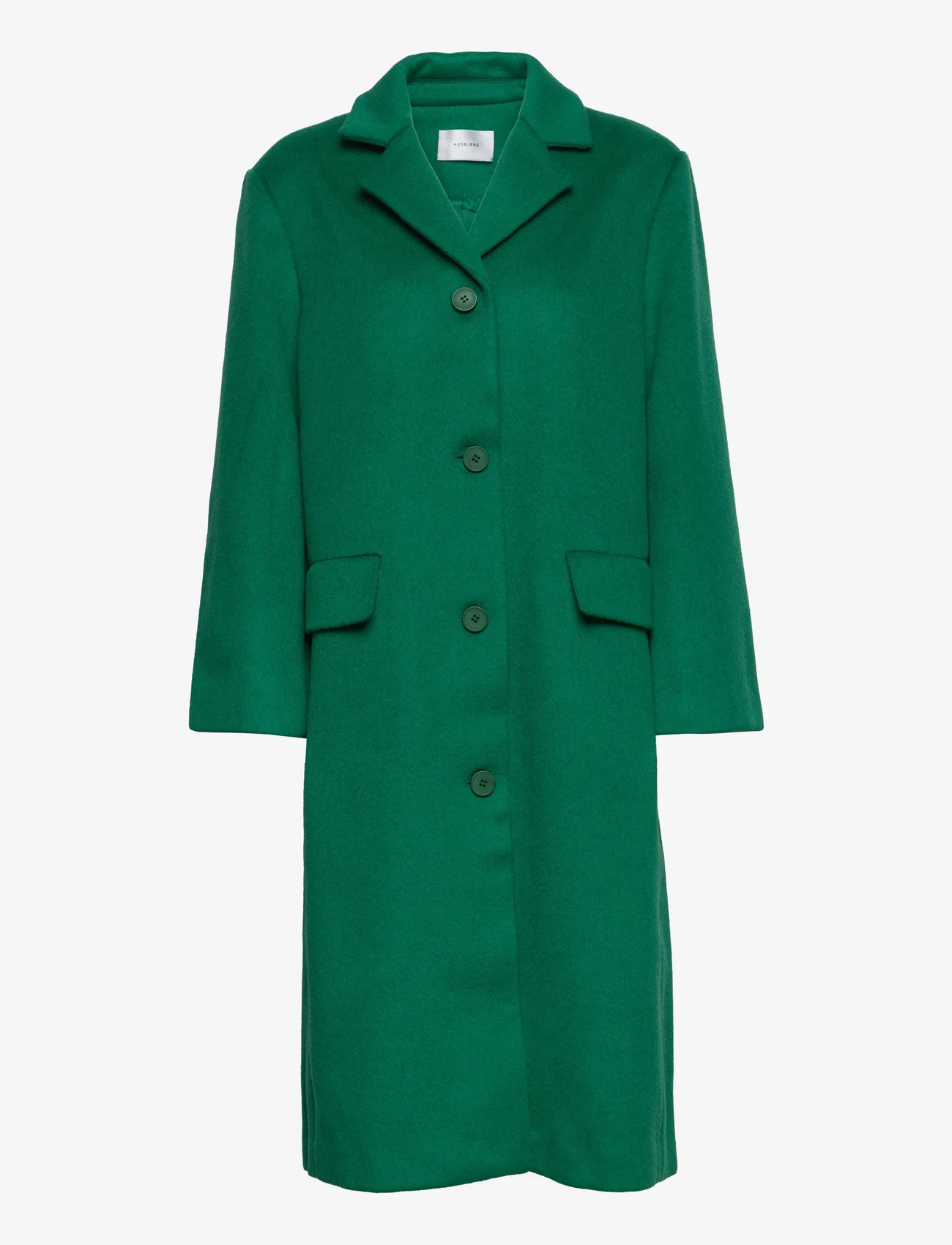 Hosbjerg - Hannah Wool Jacket - winter coats - green - 0