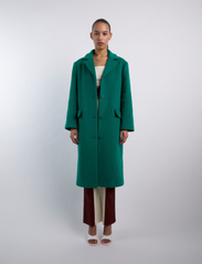 Hosbjerg - Hannah Wool Jacket - winter coats - green - 2