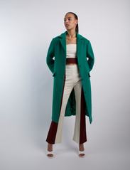 Hosbjerg - Hannah Wool Jacket - Žieminiai paltai - green - 4