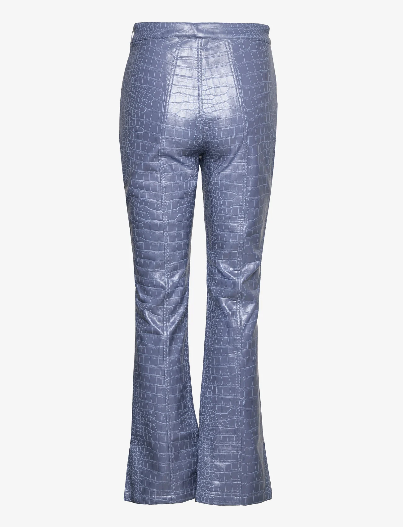 Hosbjerg - Irah Croc Pants - kvinner - dust blue - 1