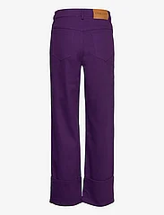 Hosbjerg - Iben Alexa Cuff Pants - džinsa bikses ar taisnām starām - purple - 1
