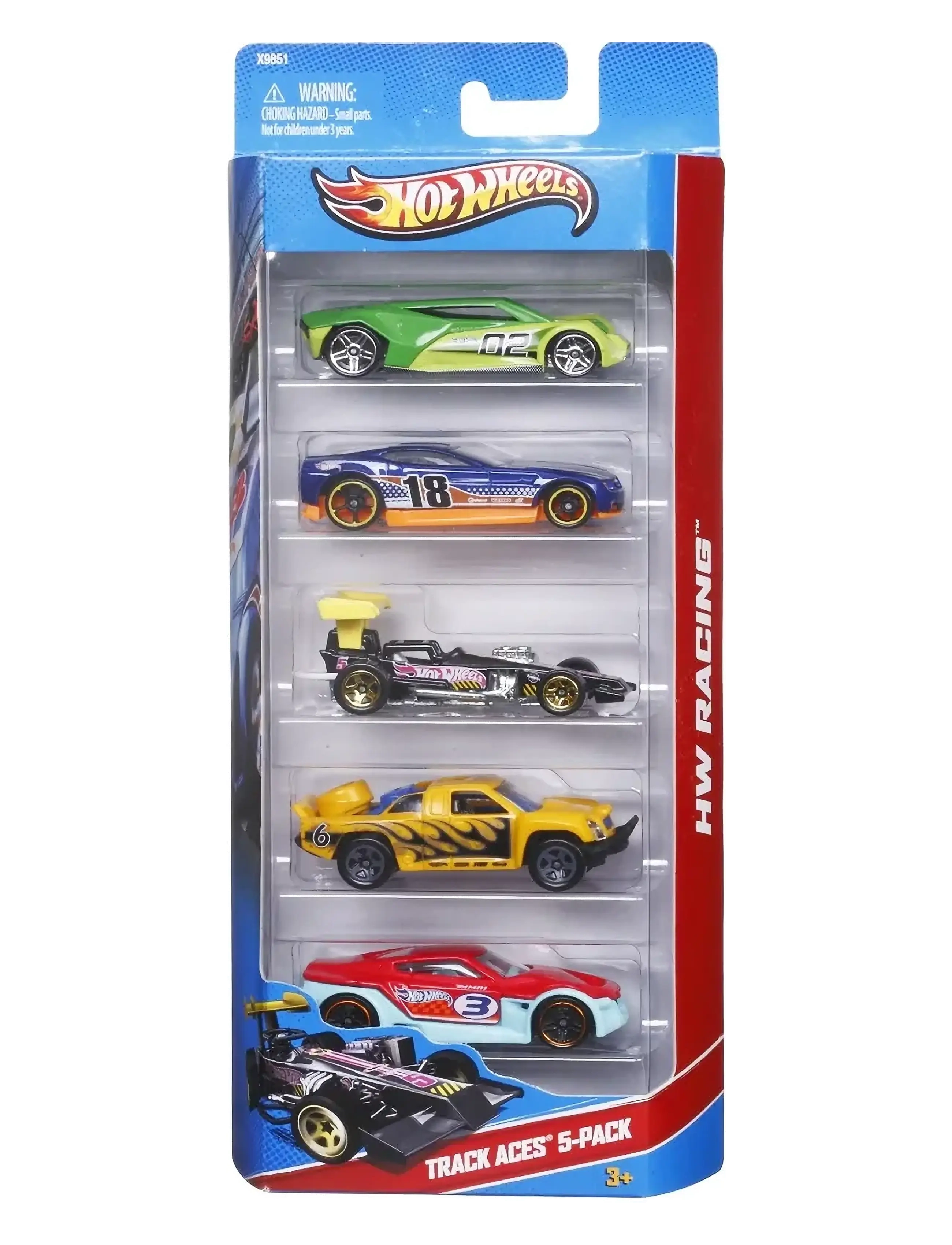 Hot Wheels 5-Car Pack Assortment, One Size, Multi/patterned, Legetøjsbiler Og -Køretøjer > Legetøjsbiler, Børn
