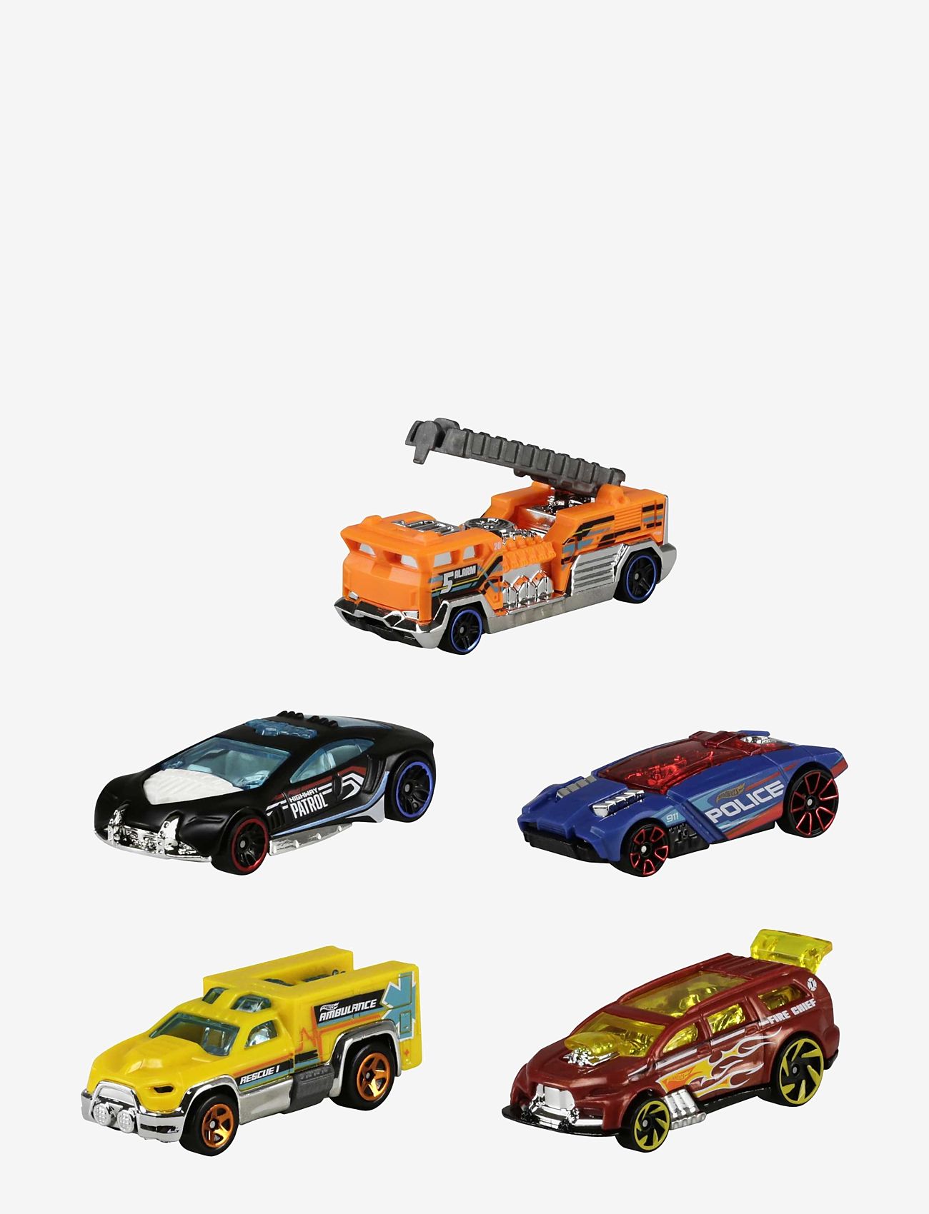 Hot Wheels - HOT WHEELS 5-CAR PACK ASSORTMENT 2026 MIX 7 - legetøjsbiler - multi color - 4