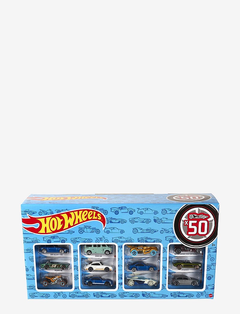 Hot Wheels - Cars, Set of 50 Toy Cars, Trucks & Aircraft in 1:64 Scale (Styles May Vary) - multi color - 0