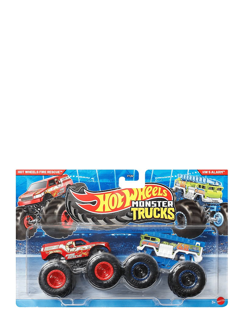 Hot Wheels - Monster Trucks Demolition Doubles, 2-Pack of 1:64 Scale Toy Trucks - spielzeugautos - multi color - 1