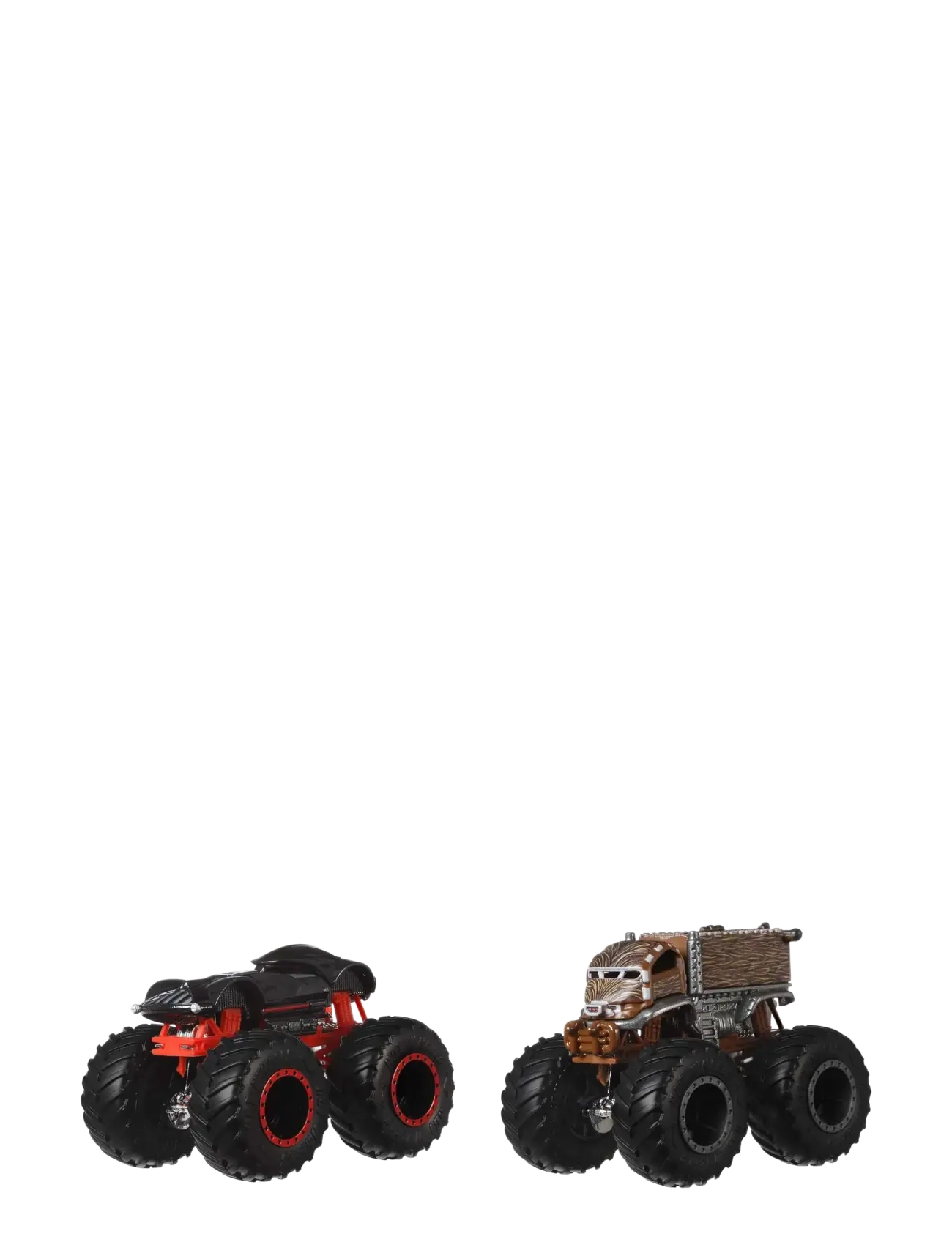 Hot Wheels - Monster Trucks Demolition Doubles, 2-Pack of 1:64 Scale Toy Trucks - voitures jouets - multi color - 3