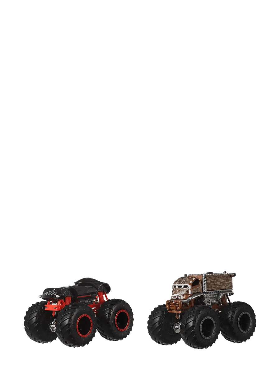 Hot Wheels - Monster Trucks Demolition Doubles, 2-Pack of 1:64 Scale Toy Trucks - mänguautod - multi color - 3