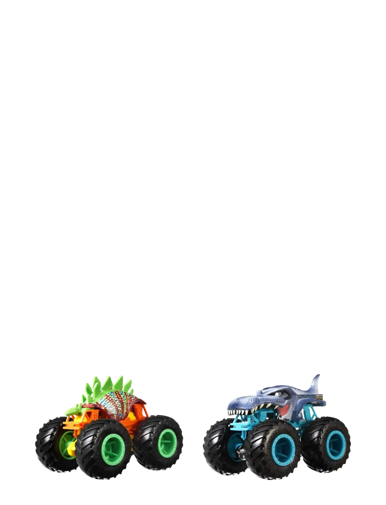 Hot Wheels - Monster Trucks Demolition Doubles, 2-Pack of 1:64 Scale Toy Trucks - voitures jouets - multi color - 5