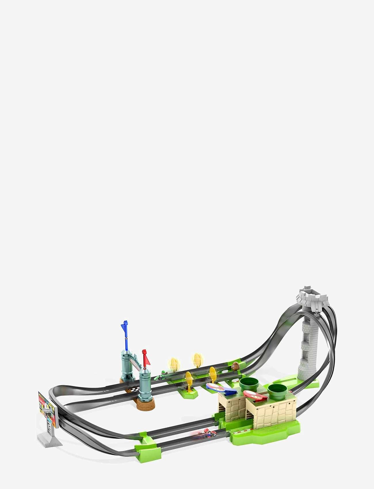 Hot Wheels - Mario Kart Circuit Lite Track Set - bilbanor - multi color - 0