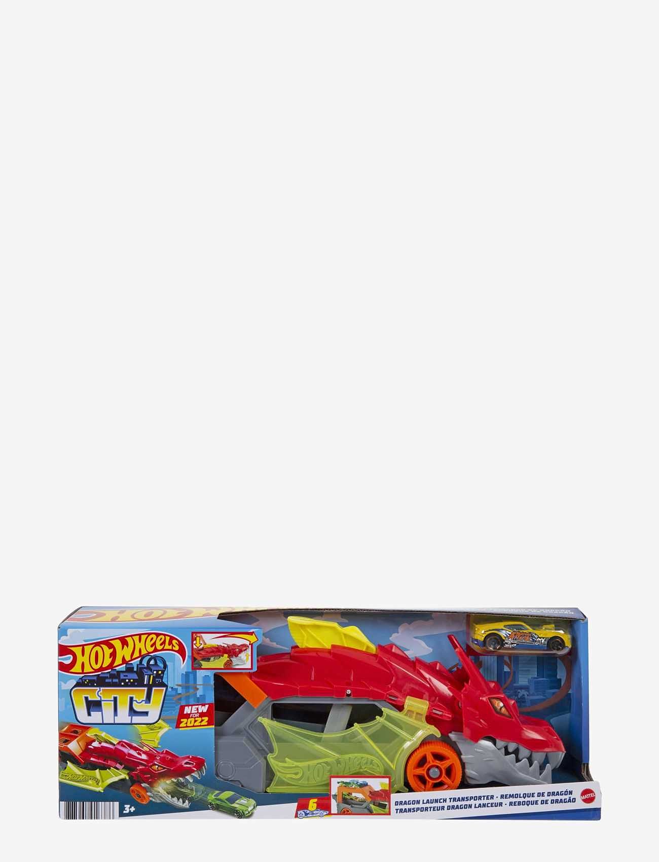 Hot Wheels - City Dragon Launch Transporter - multi color - 4