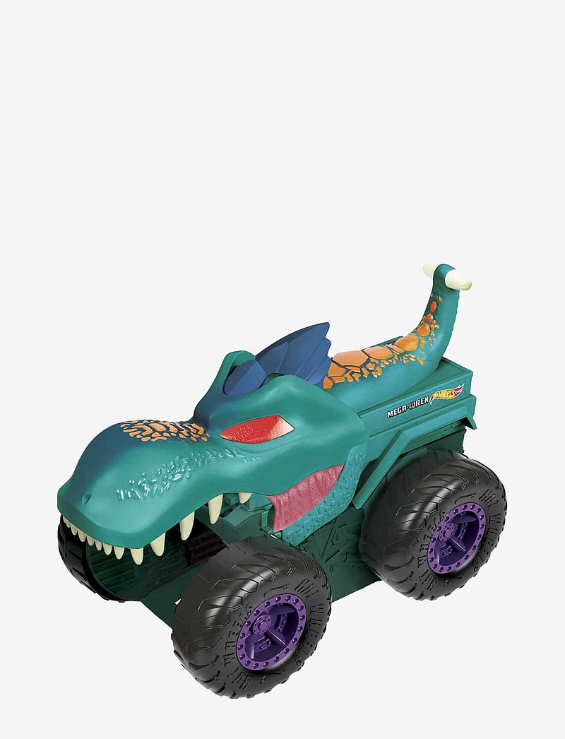Hot Wheels - Monster Trucks Car Chompin’ Mega Wrex Vehicle, For Ages 3 Years & Up - mänguautod - multi color - 2