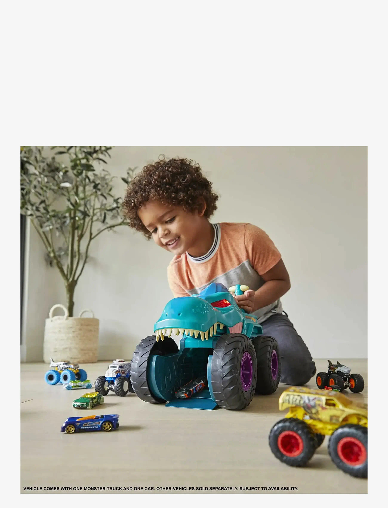 Hot Wheels - HWMT Car-Chompin' Mega-Wrex - legetøjsbiler - multi color - 2