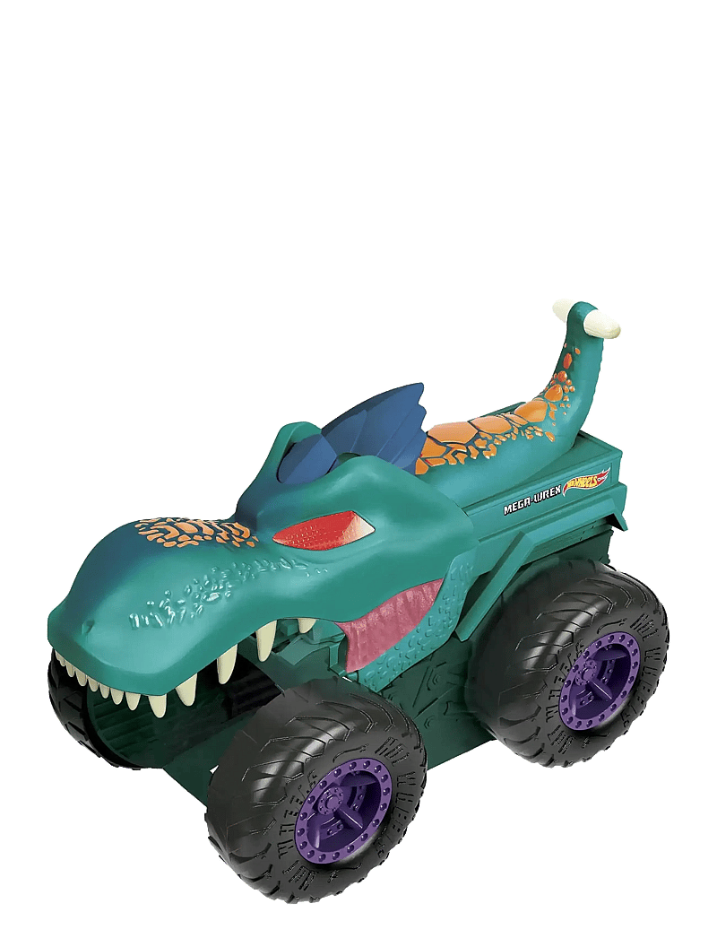 Hot Wheels - Monster Trucks Car Chompin’ Mega Wrex Vehicle, For Ages 3 Years & Up - mänguautod - multi color - 5