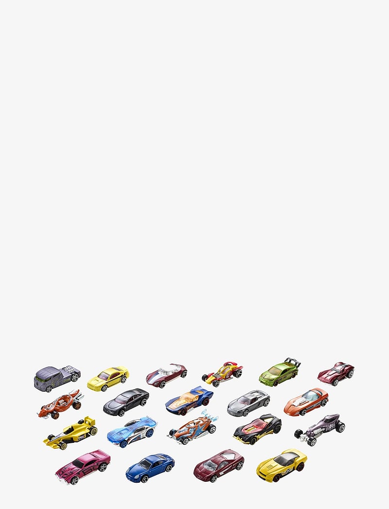 Hot Wheels - 20-Car Pack, 20 1:64 Scale Toy Vehicles for Kids 3 Years & Older - toy cars - multi color - 2