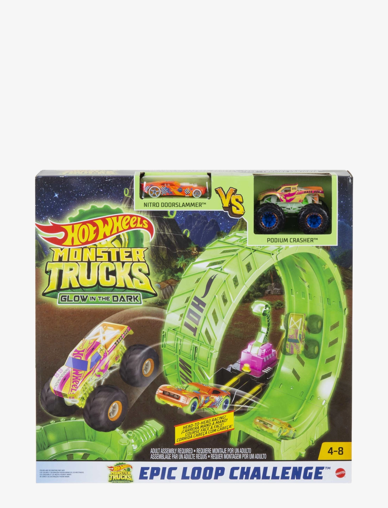 Hot Wheels - Monster Trucks legetøjsbil - multi color - 4