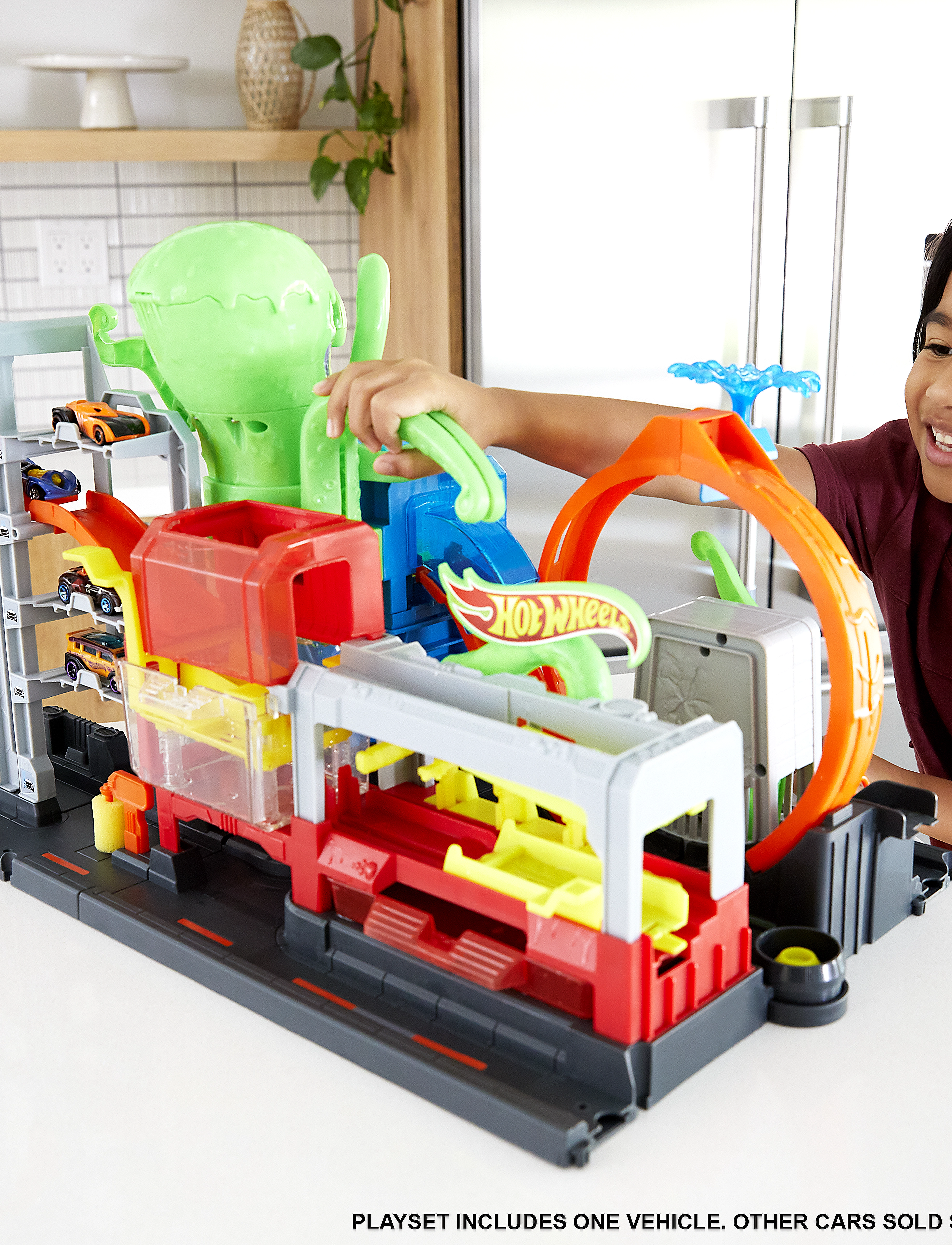 Hot Wheels - City Ultimate Octo Car Wash - multi color - 4