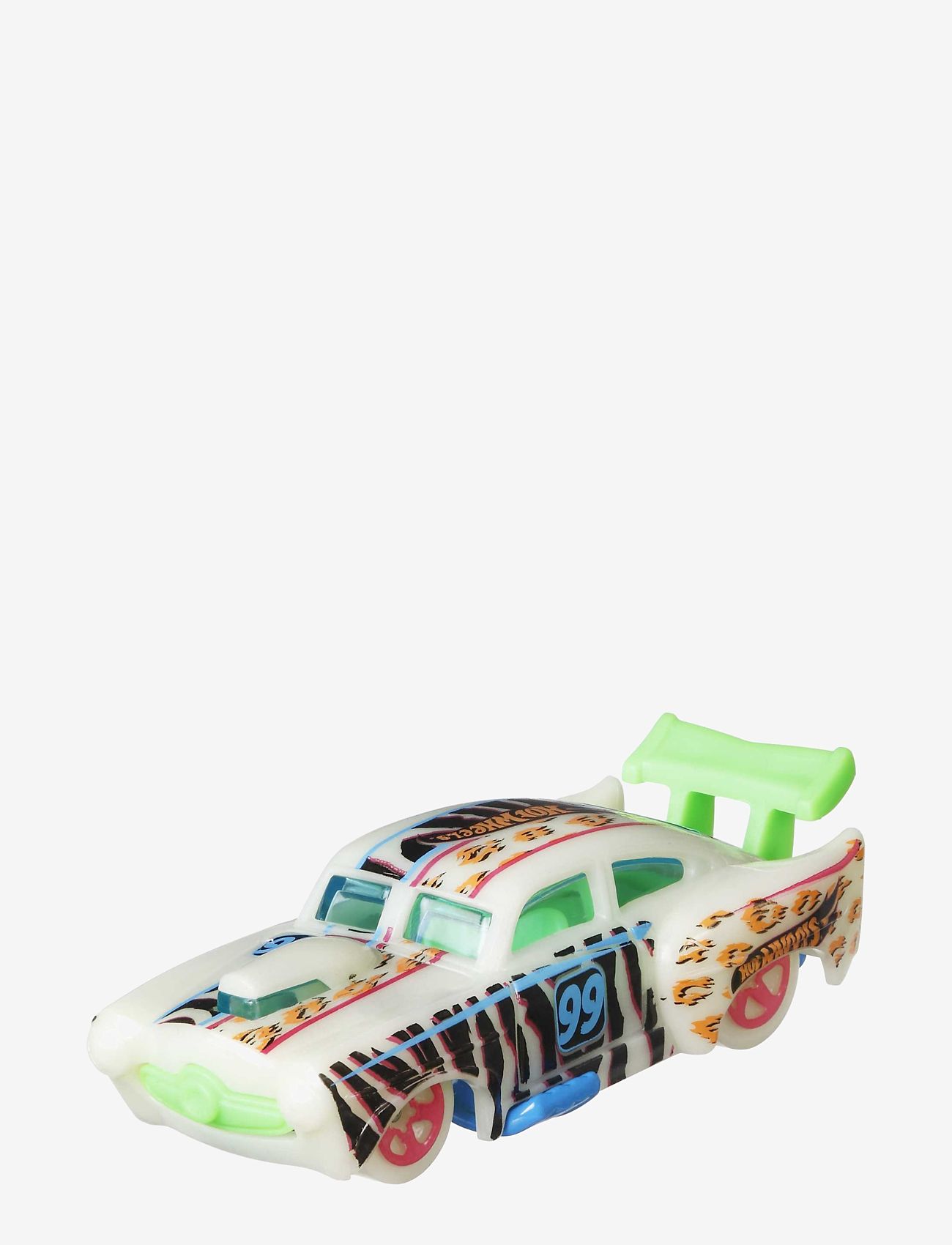 Hot Wheels - Monster Trucks Glow In The Dark Multipack, 10 Toy 1:64 Vehicles: 5 Trucks & 5 Cars - mänguautod - multi color - 3