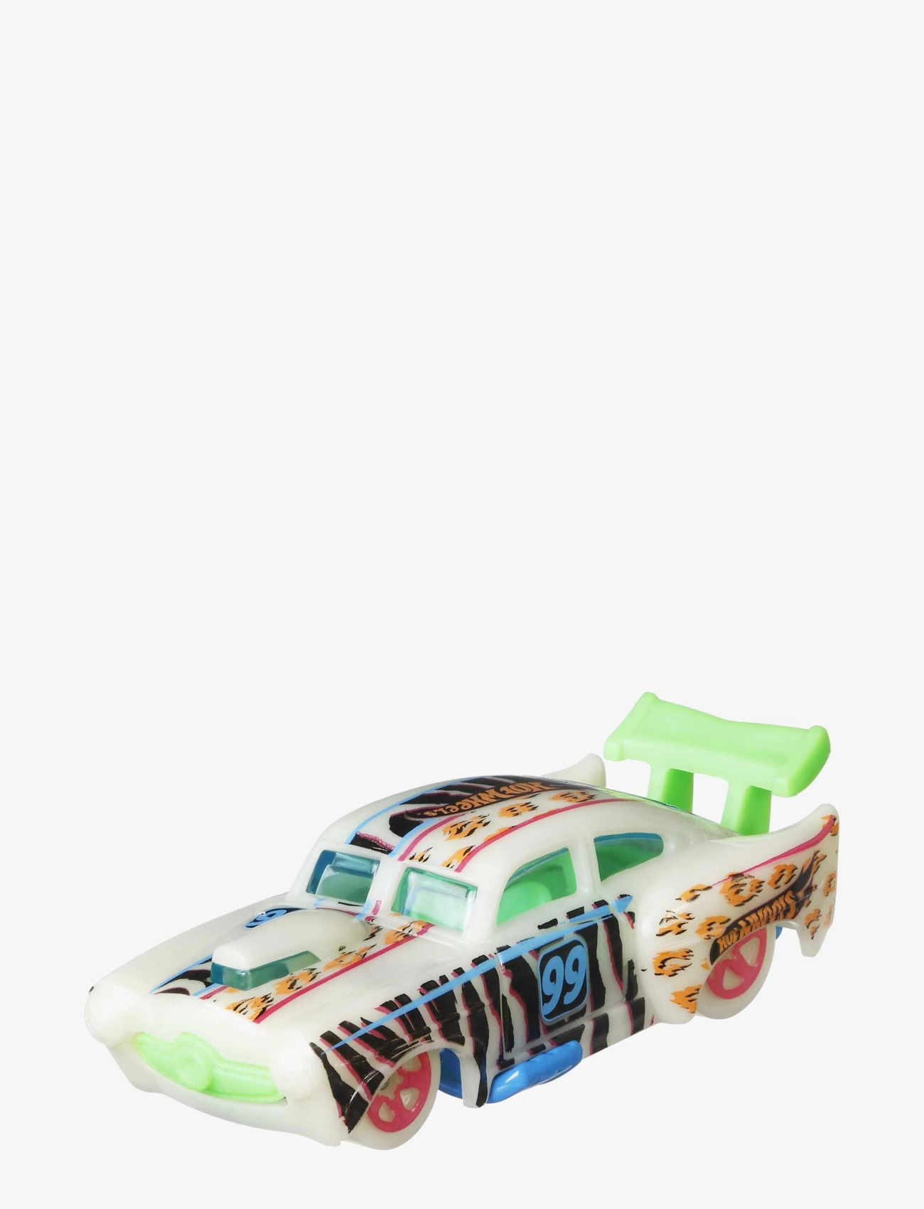 Hot Wheels - Monster Trucks Glow In The Dark Multipack, 10 Toy 1:64 Vehicles: 5 Trucks & 5 Cars - legetøjsbiler - multi color - 3