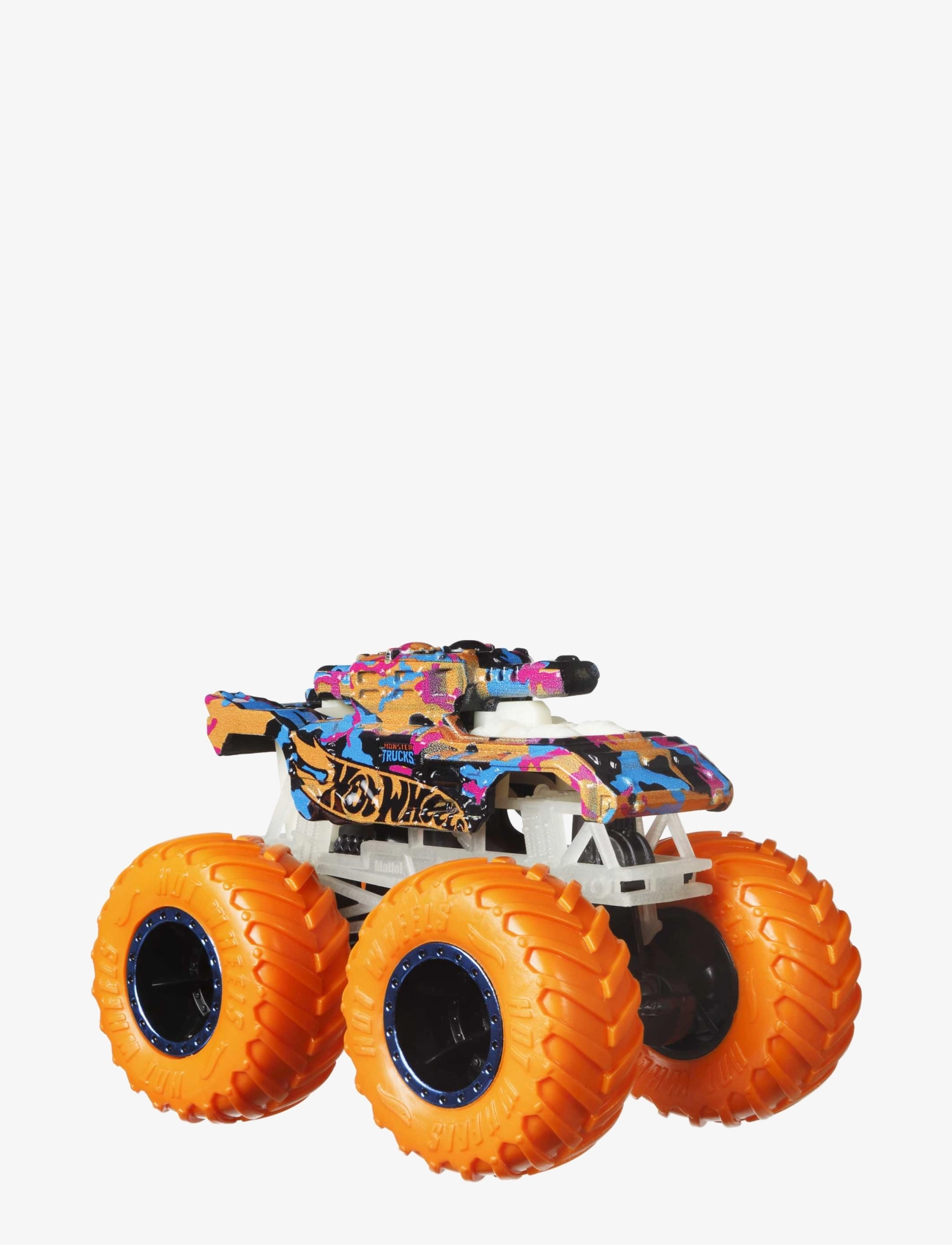 Hot Wheels - Monster Trucks Glow In The Dark Multipack, 10 Toy 1:64 Vehicles: 5 Trucks & 5 Cars - multi color - 5