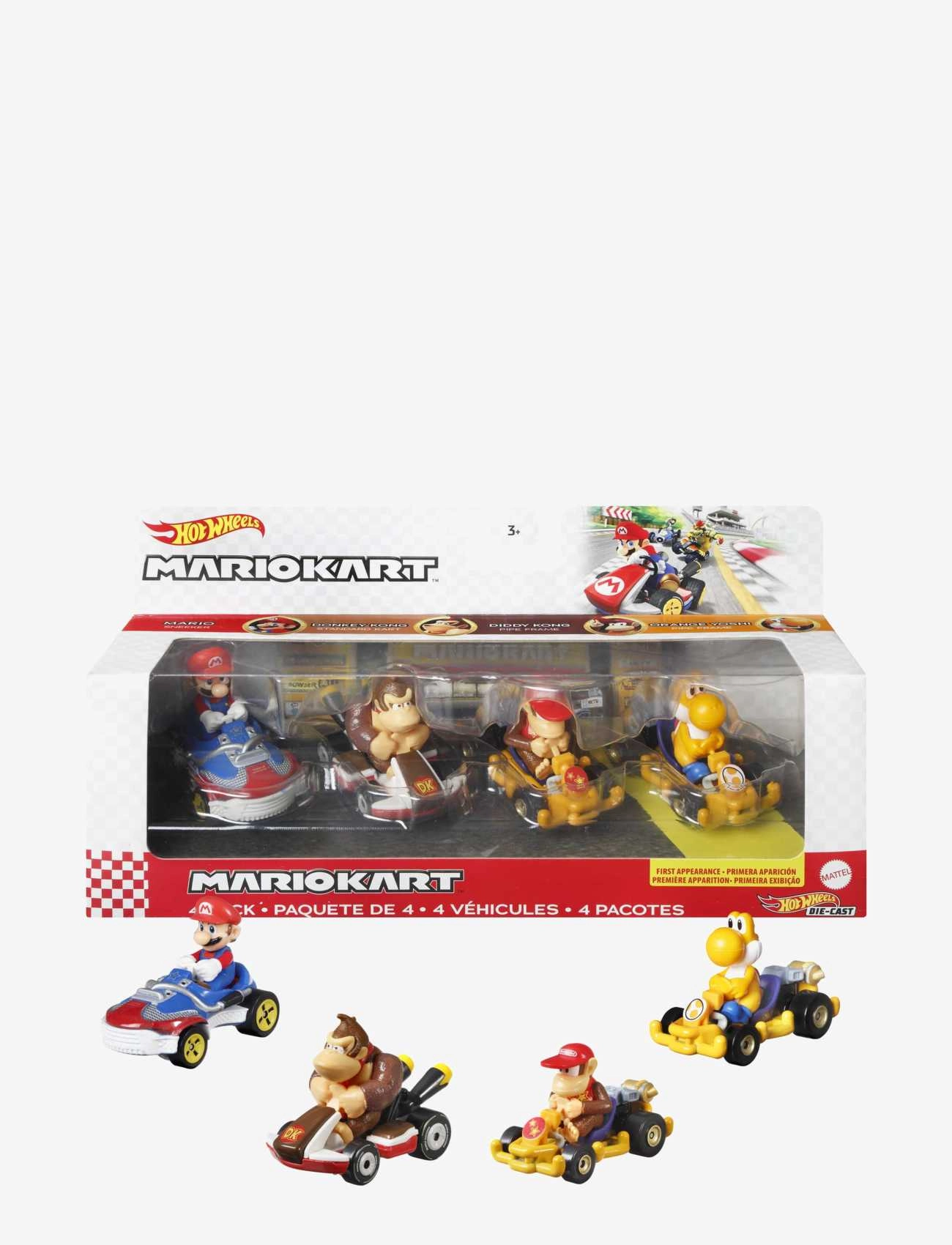 Hot Wheels - Mario Kart Mariokart 4 Pack - multi color - 0