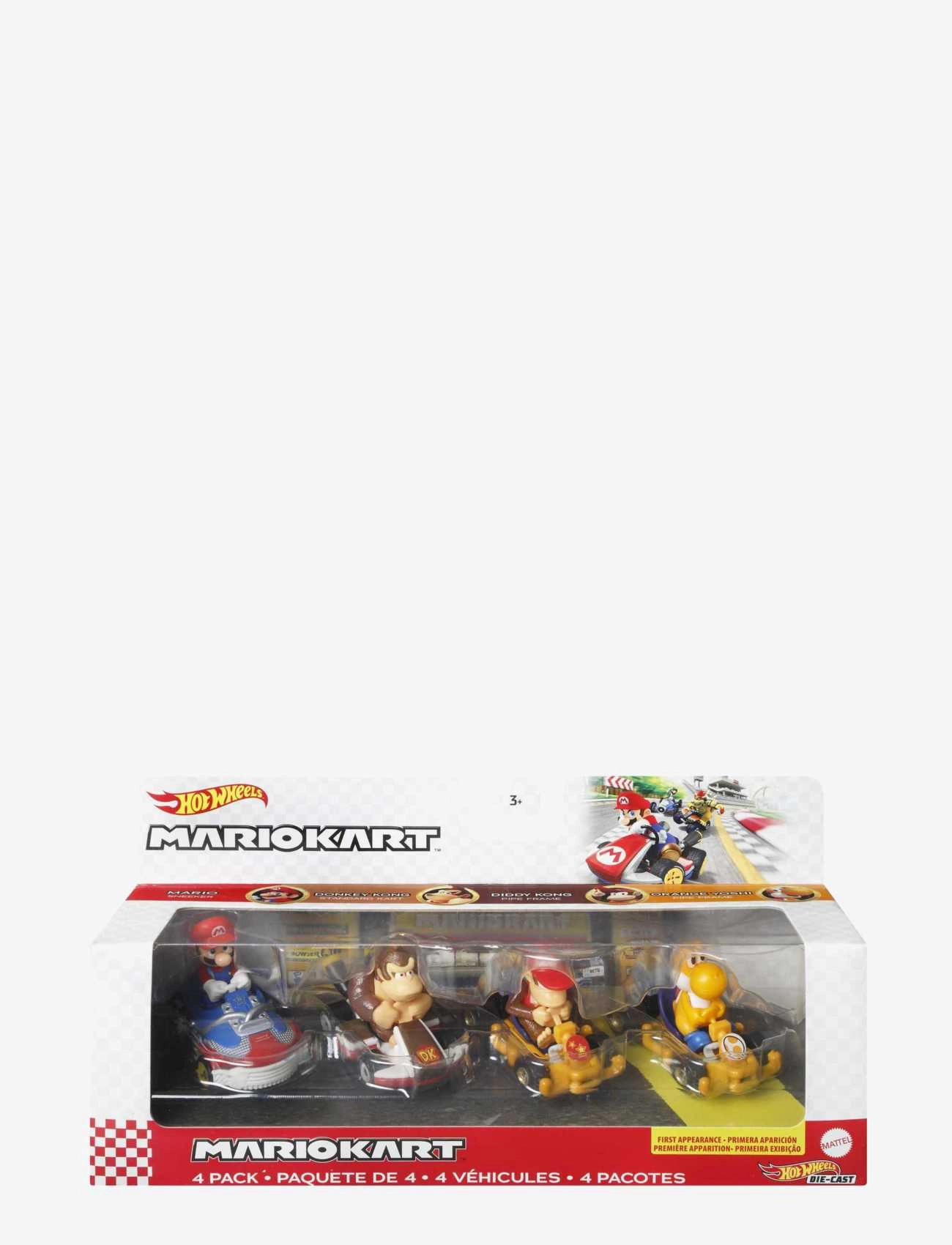 Hot Wheels - Mario Kart Mariokart 4 Pack - multi color - 5